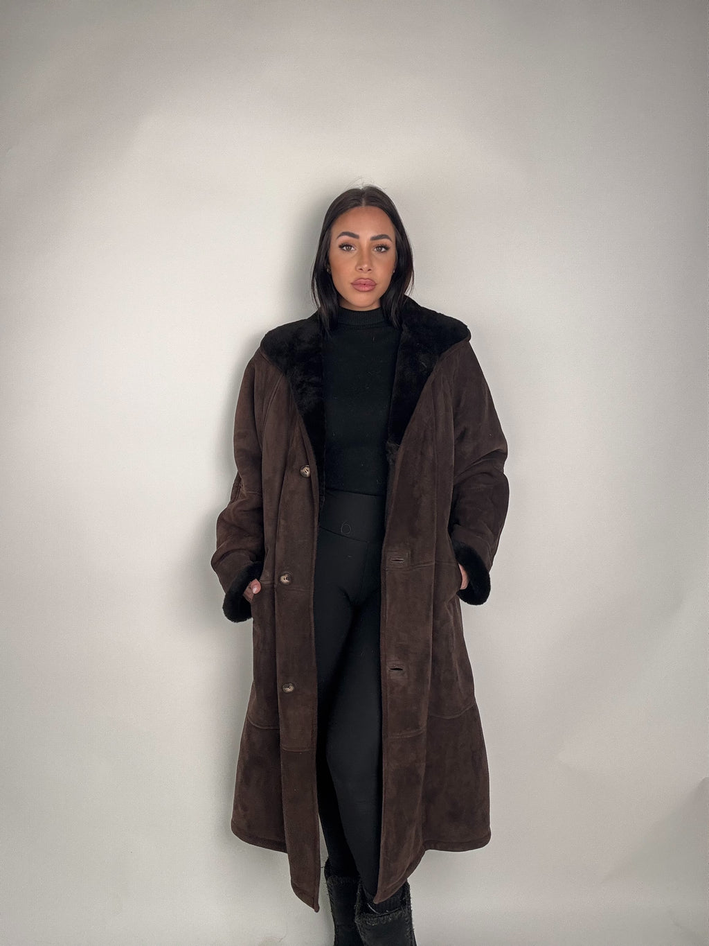 Shearling coat N173