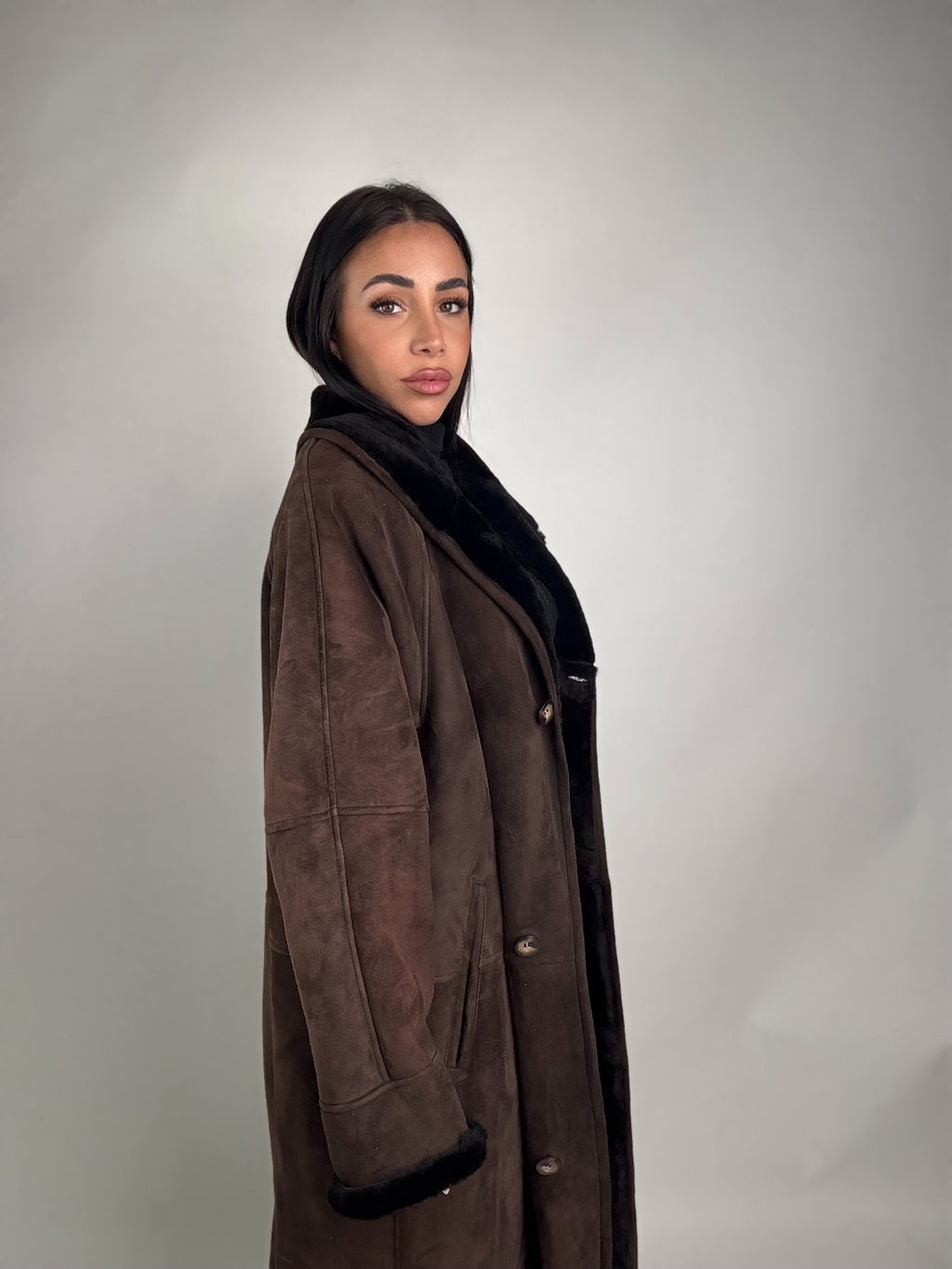 Shearling coat N173
