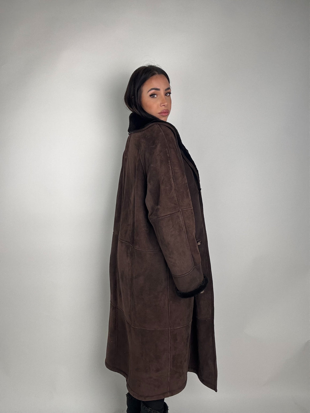 Shearling coat N173