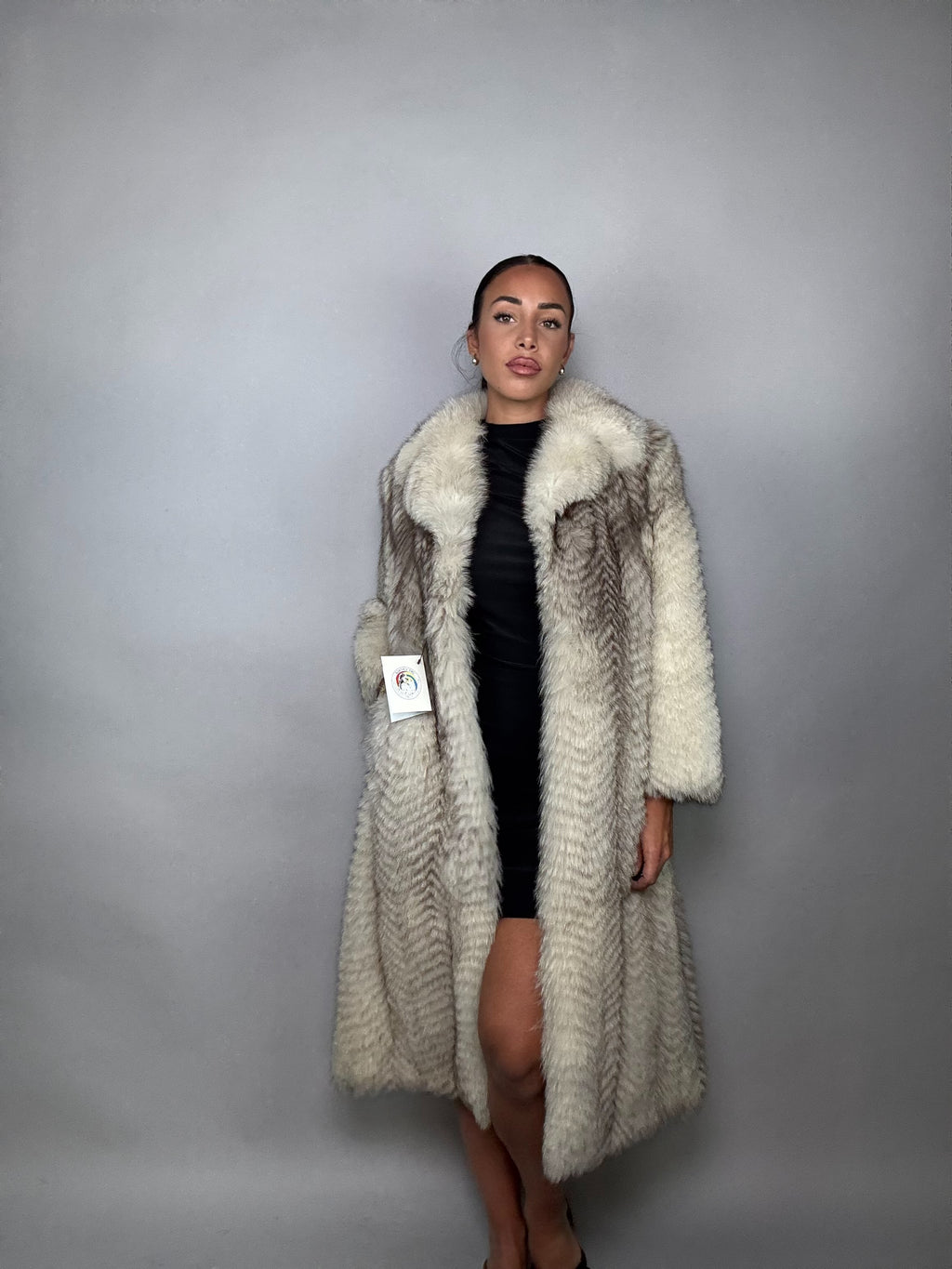 Cappotto in volpe della groenlandia