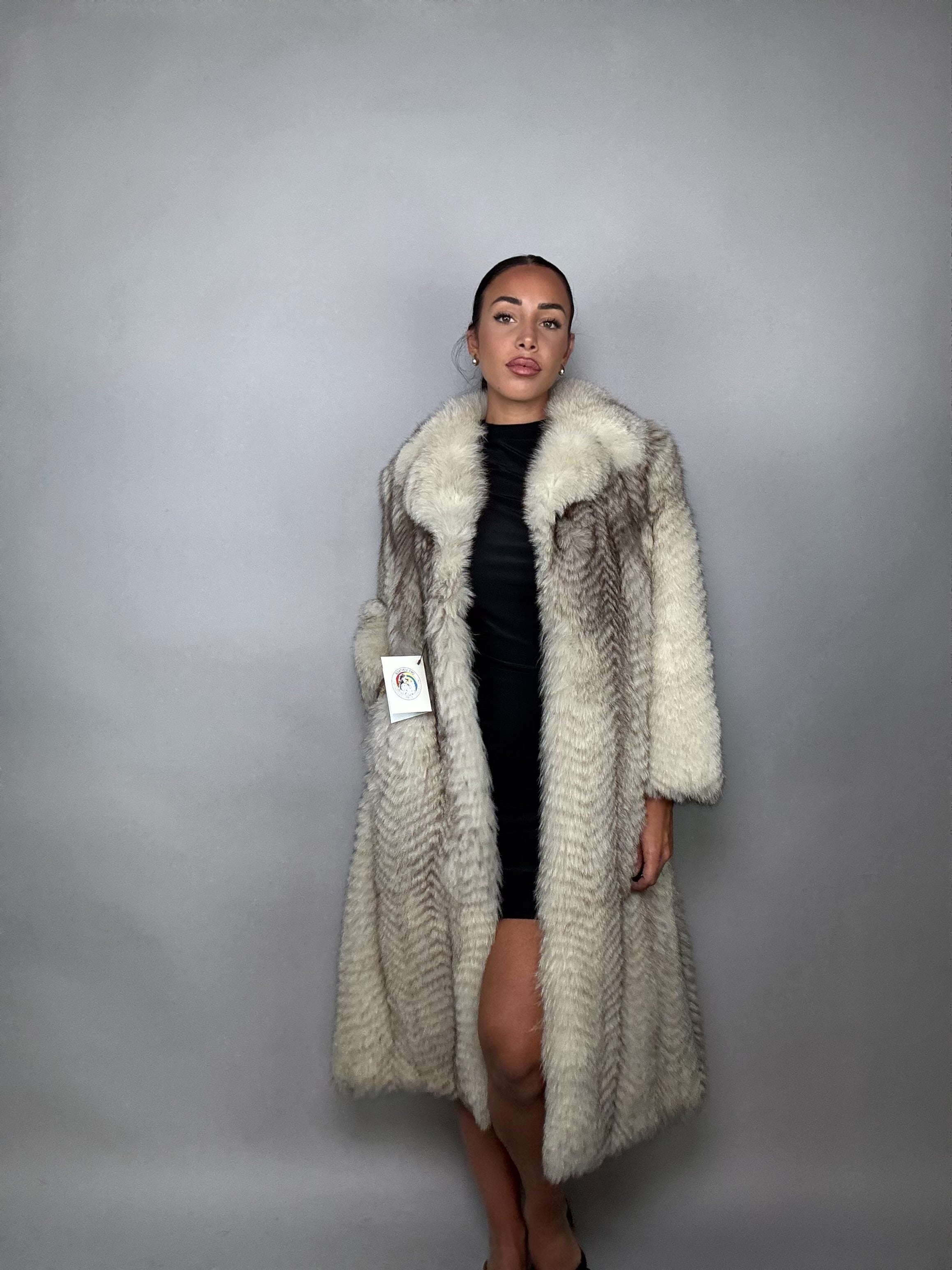 Cappotto in volpe della groenlandia
