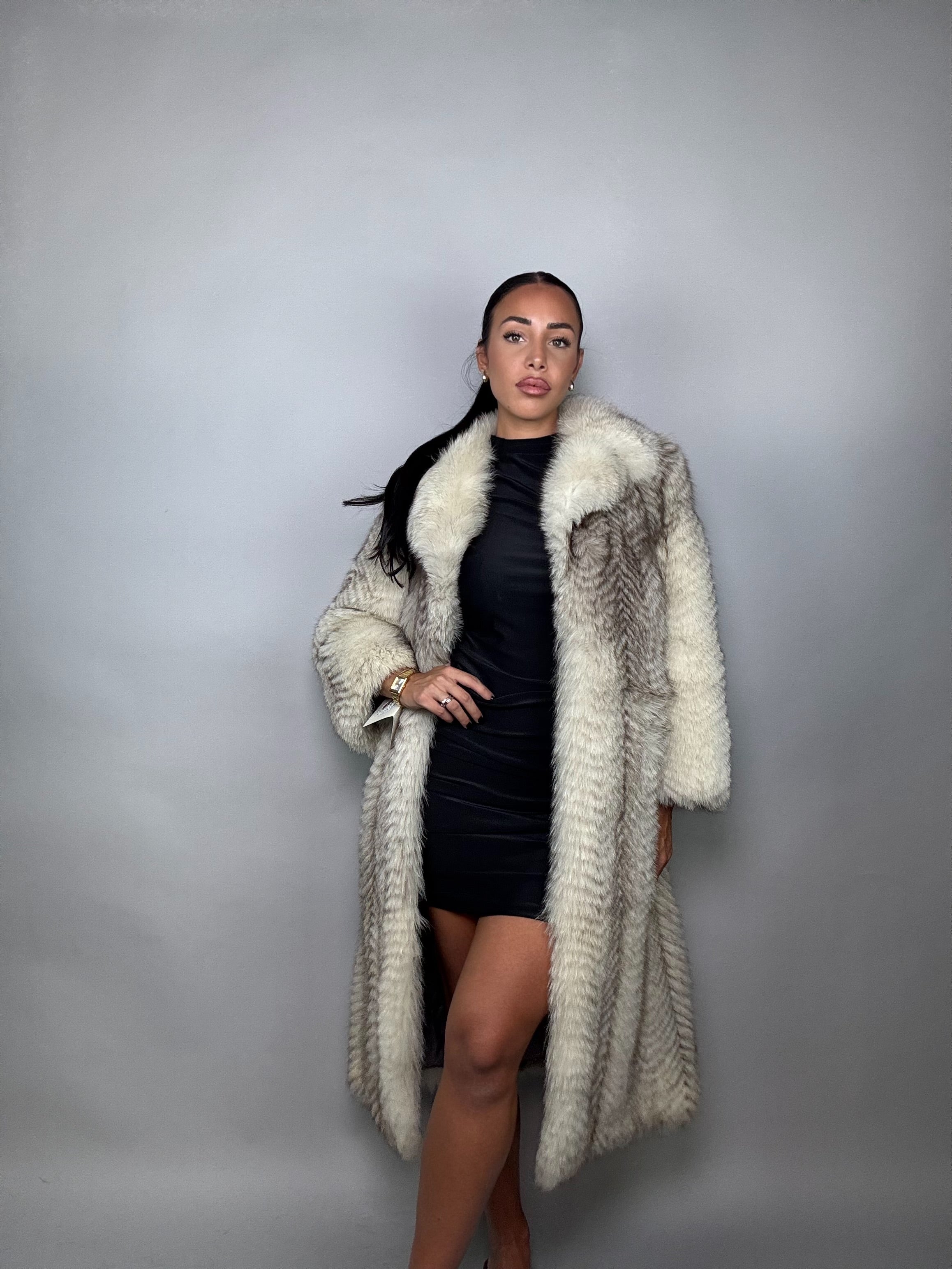 Cappotto in volpe della groenlandia