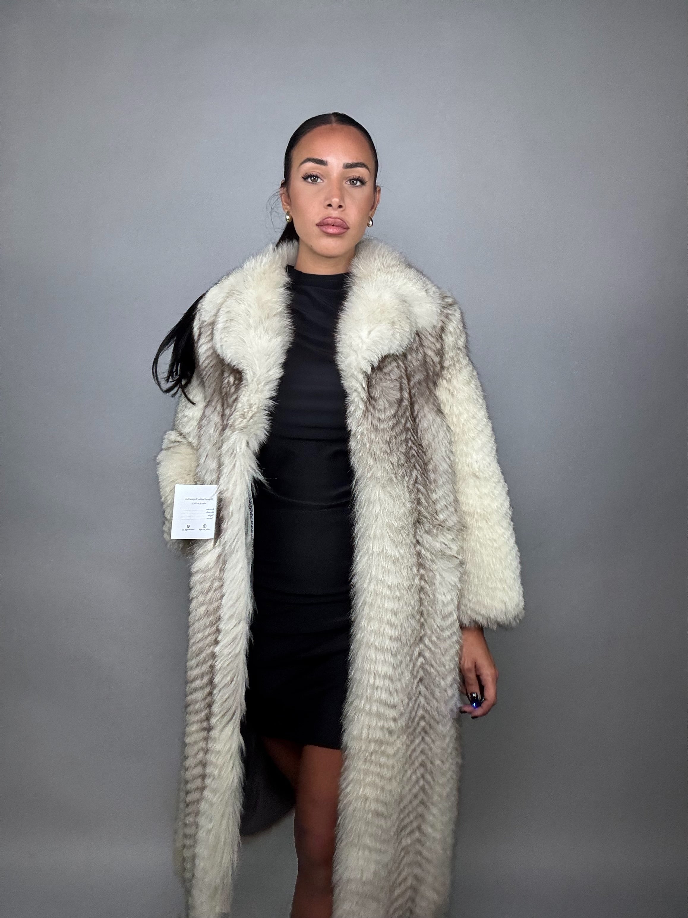 Cappotto in volpe della groenlandia