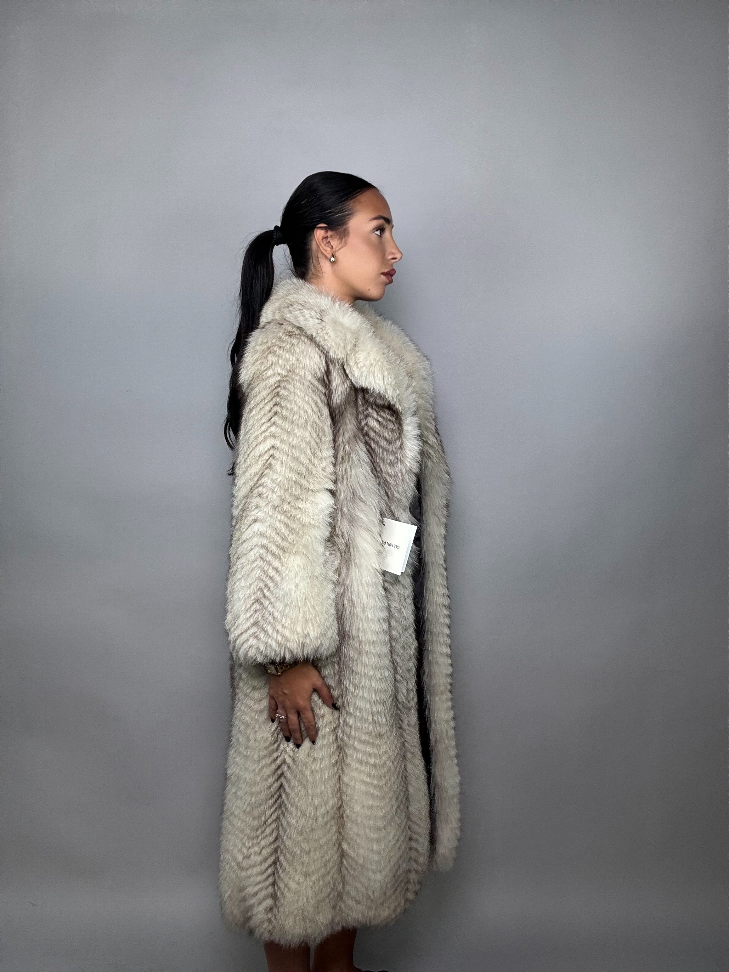 Cappotto in volpe della groenlandia