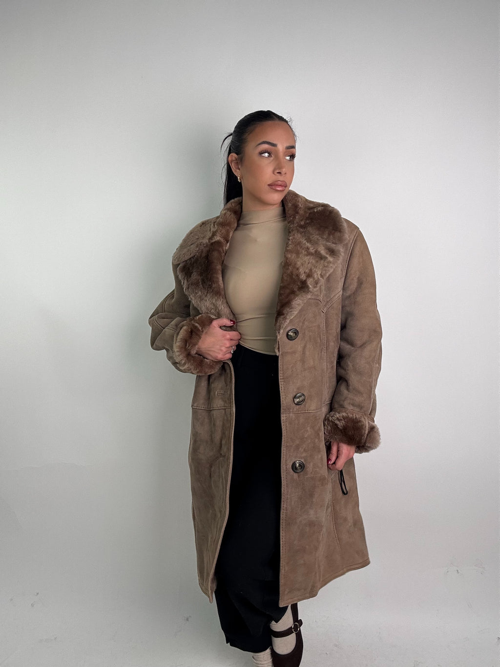 Shearling coat N150