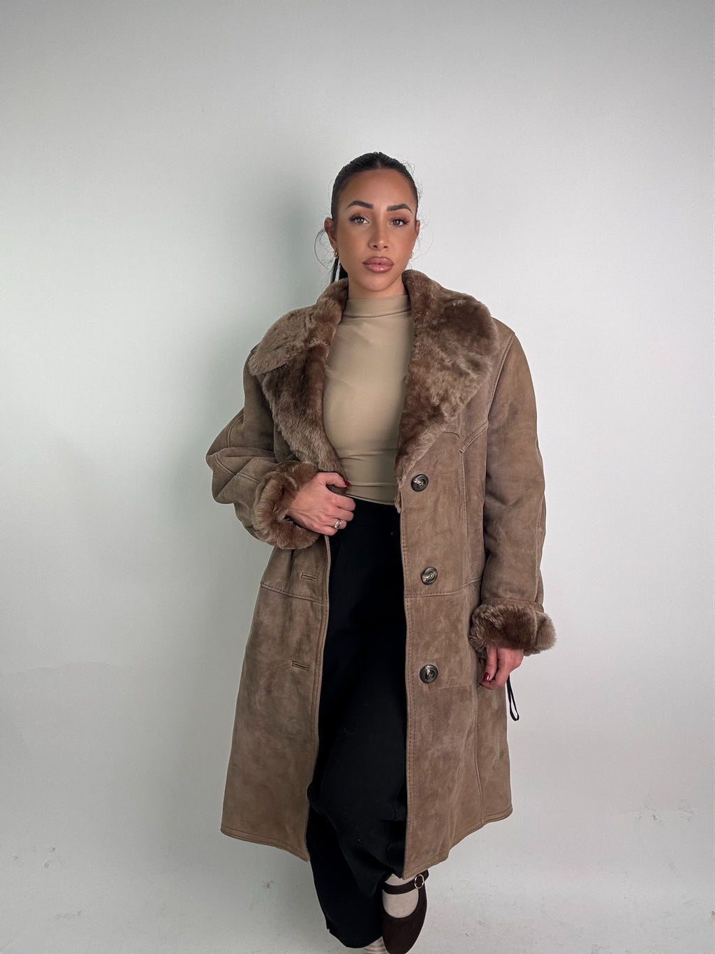 Shearling coat N150