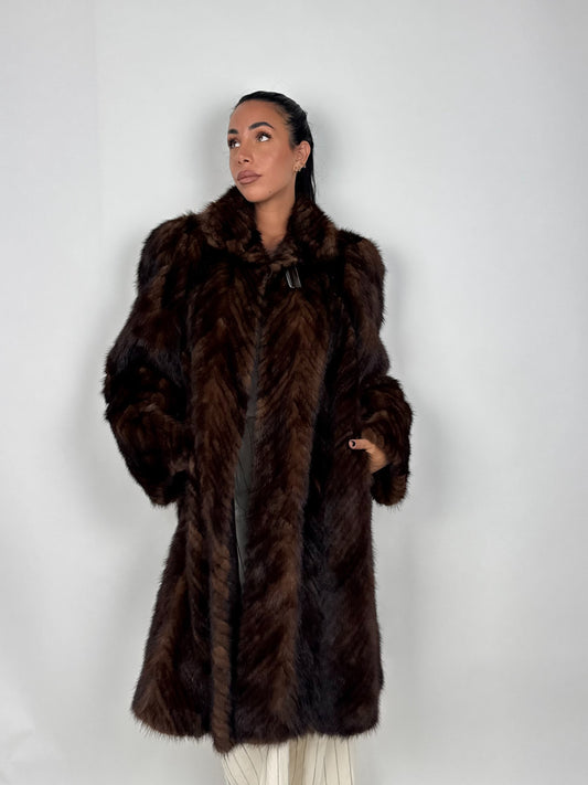 Cappotto in visone N712