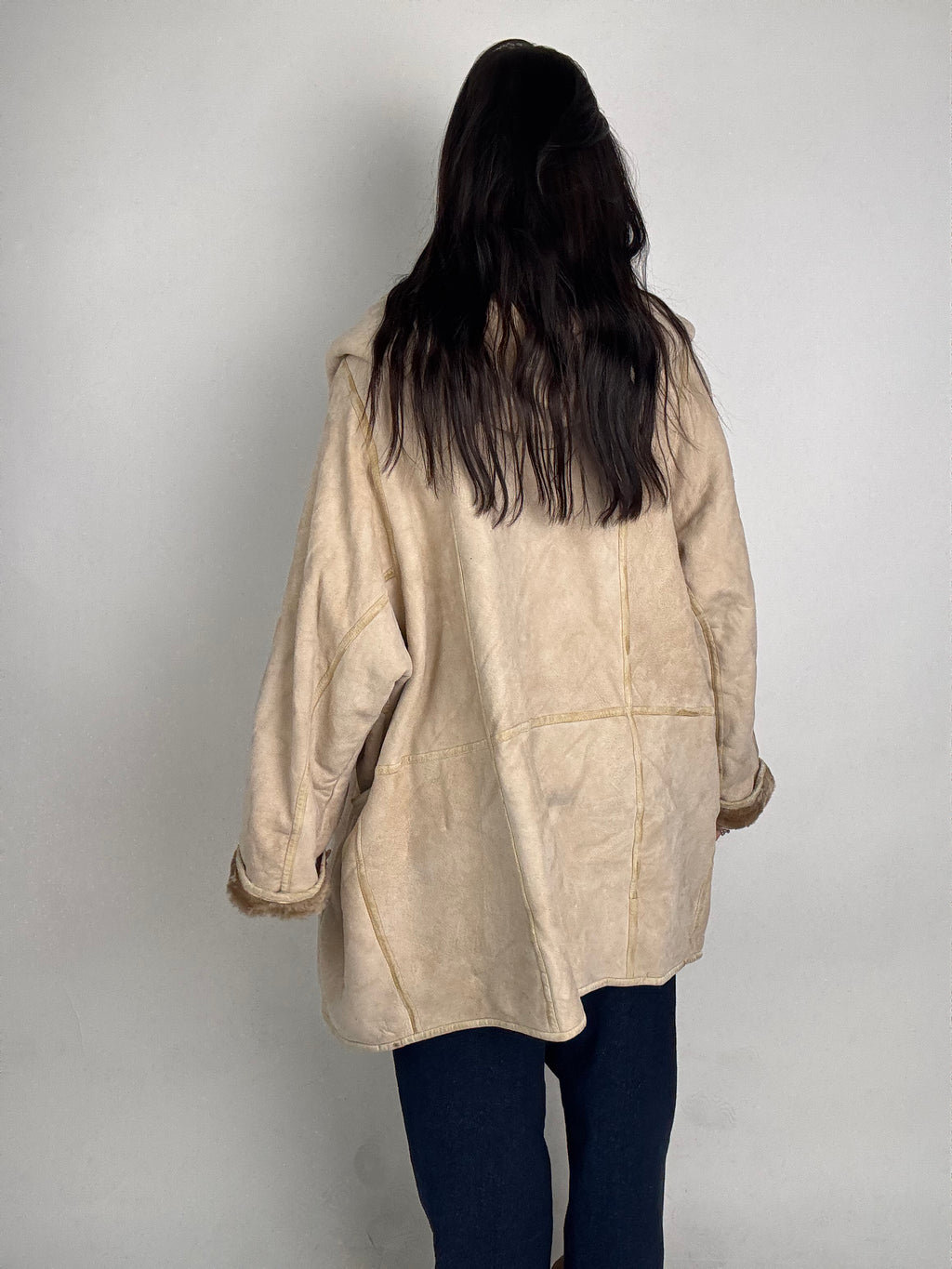 Shearling coat N175