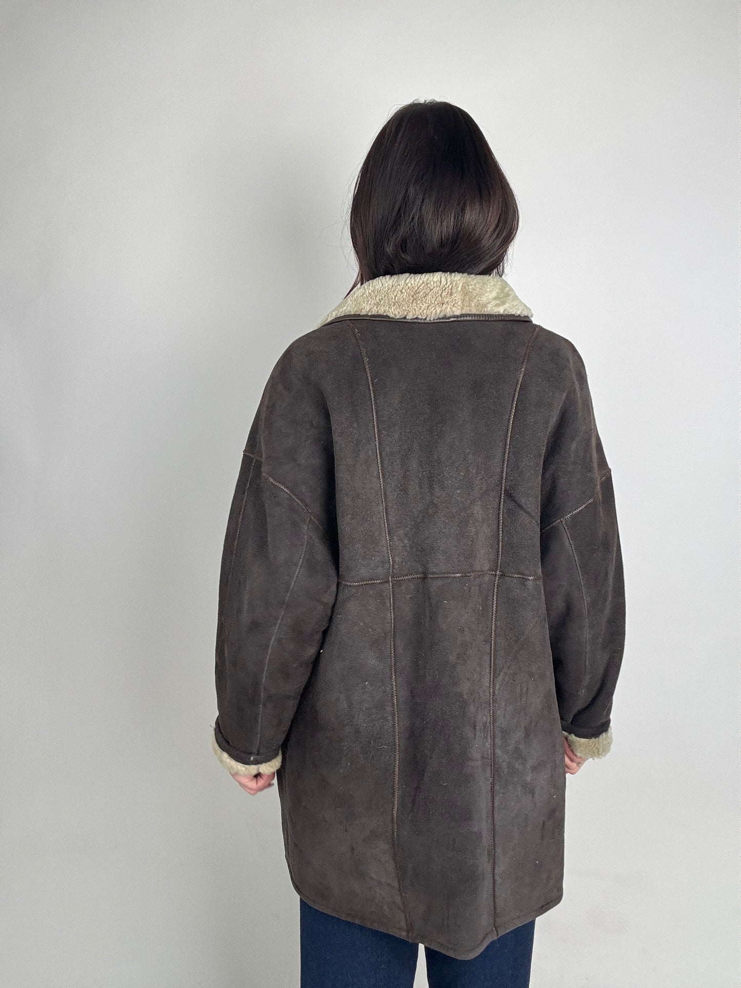Shearling coat N178