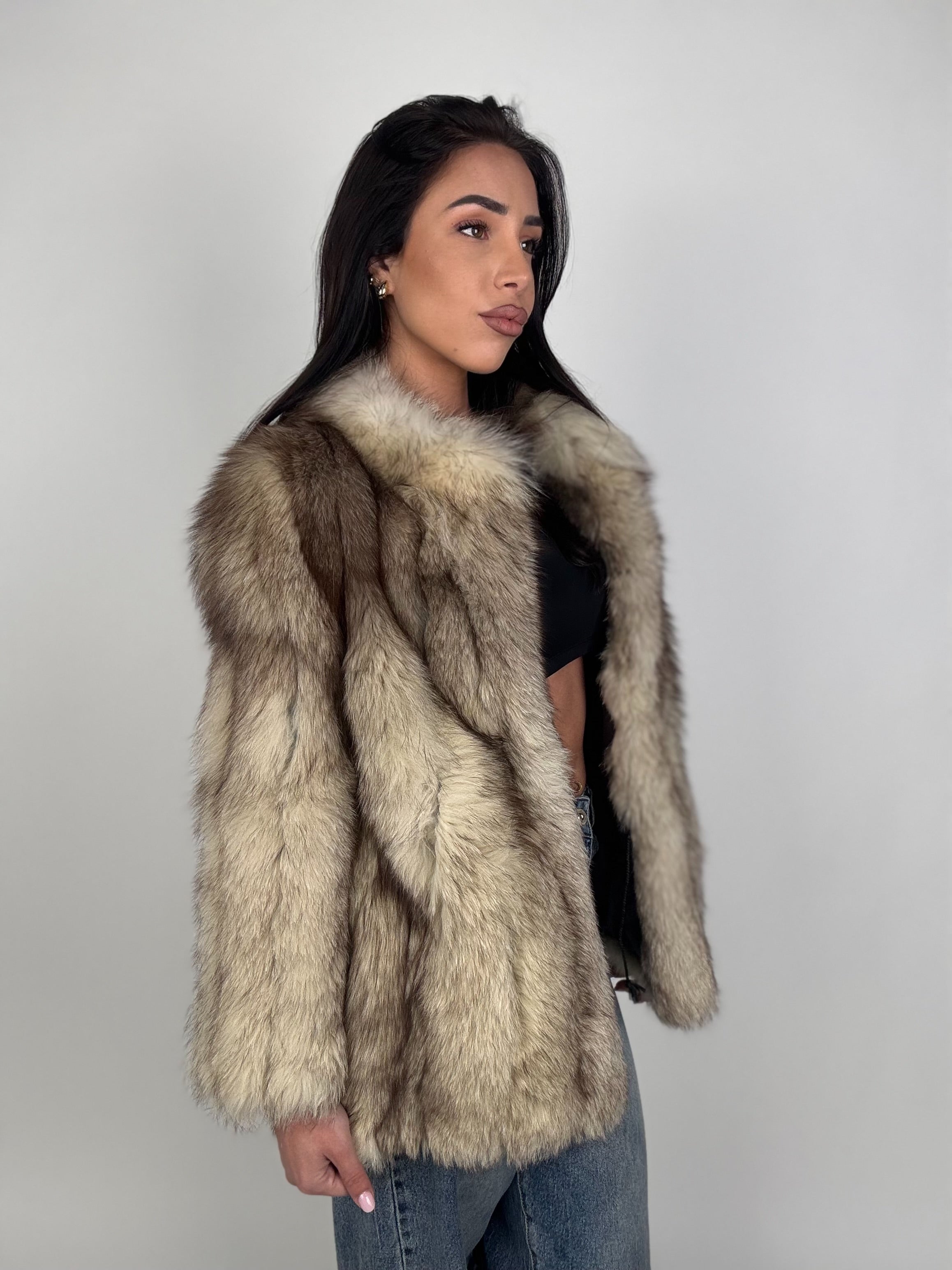 Mink Bomber Jacket