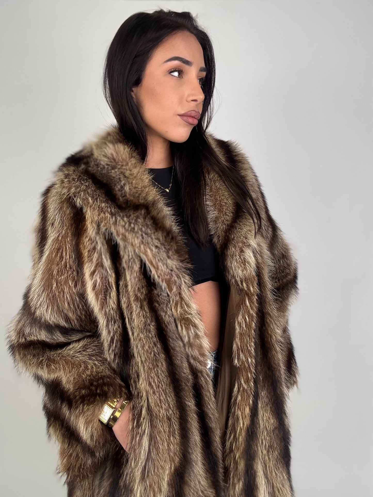 Cappotto in marmotta N485
