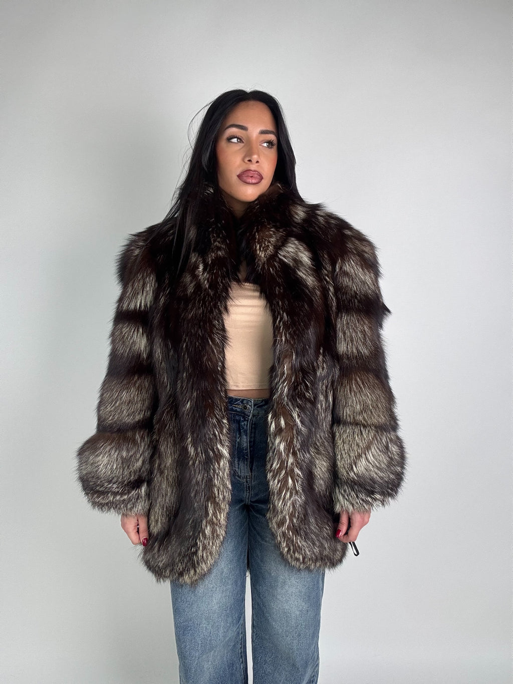 Mink Bomber Jacket