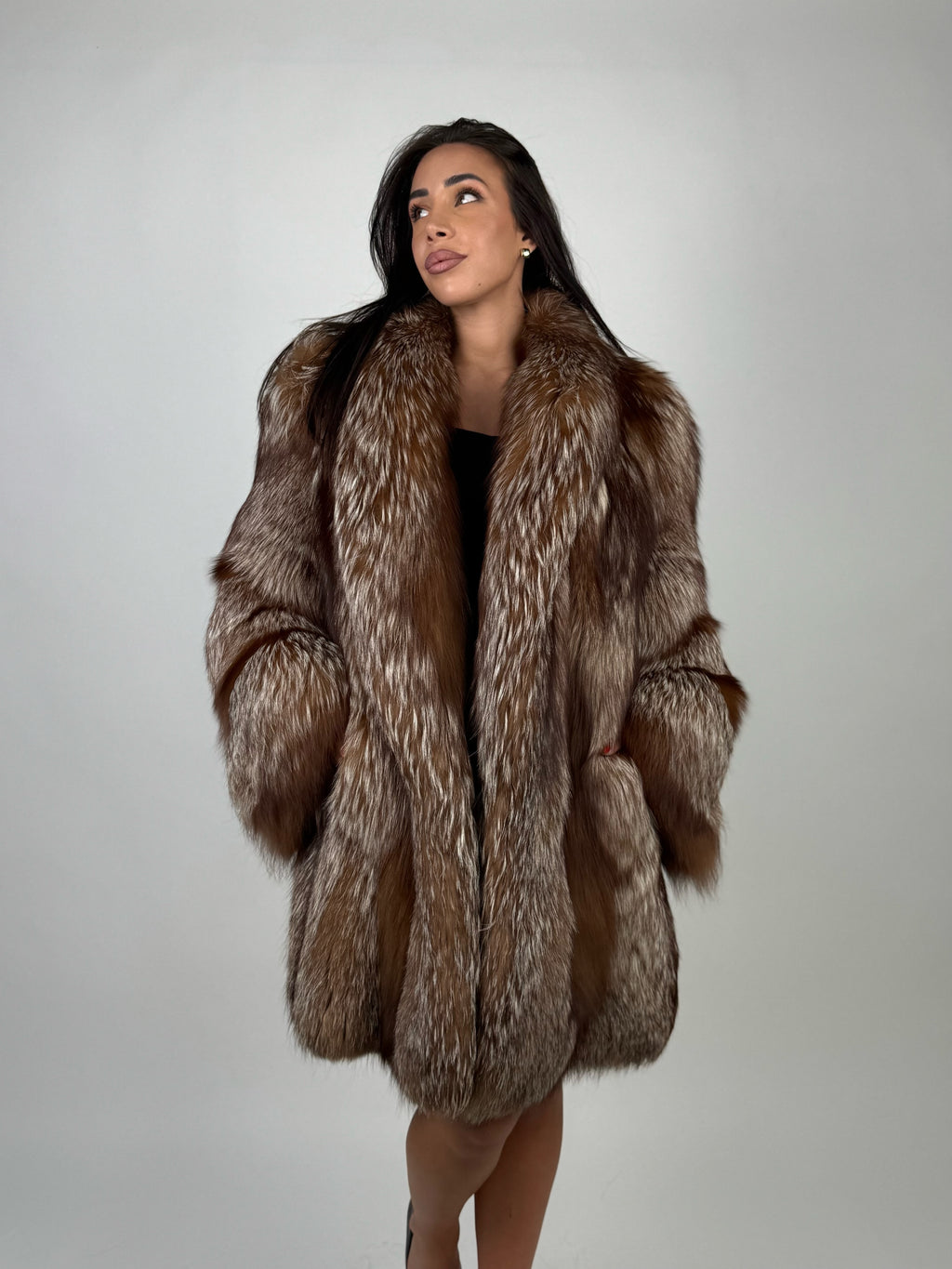 Giacca in volpe caramel N30