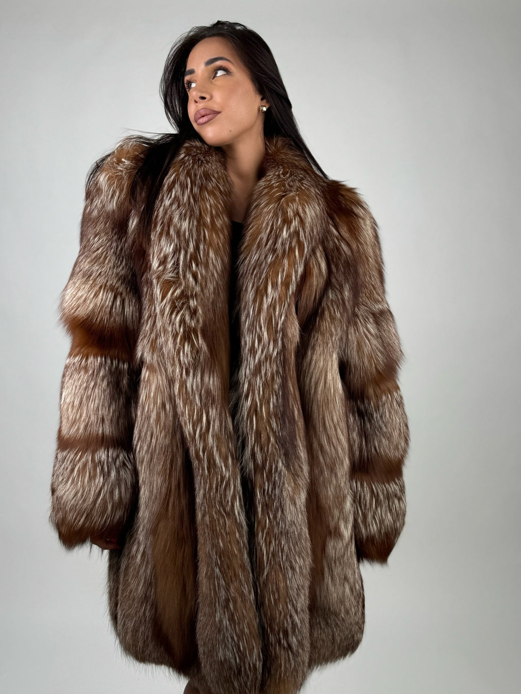 Giacca in volpe caramel N30