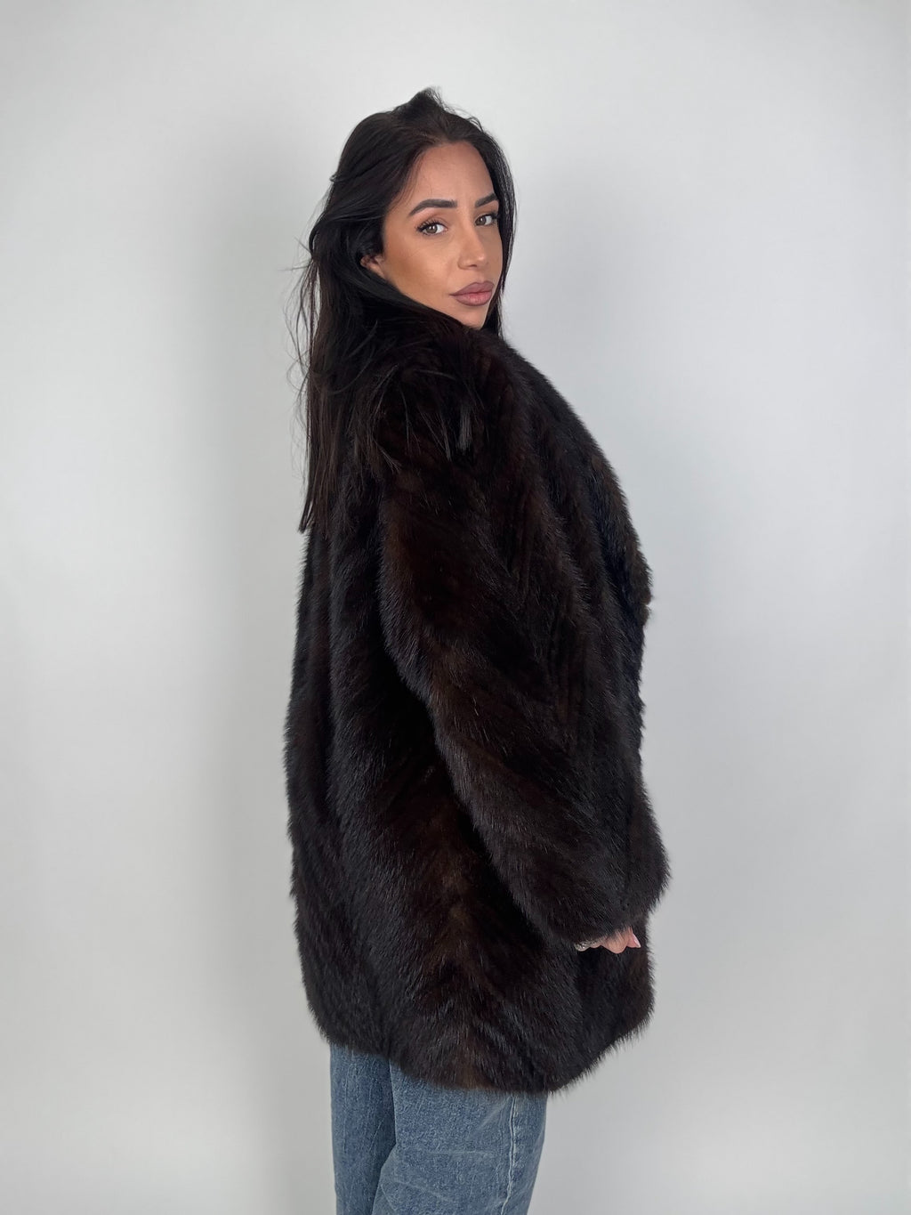 Cappotto in visone N640