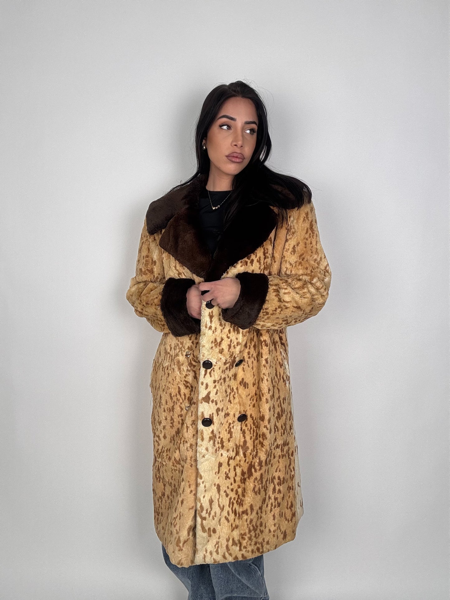 Cappotto in visone rasato N469