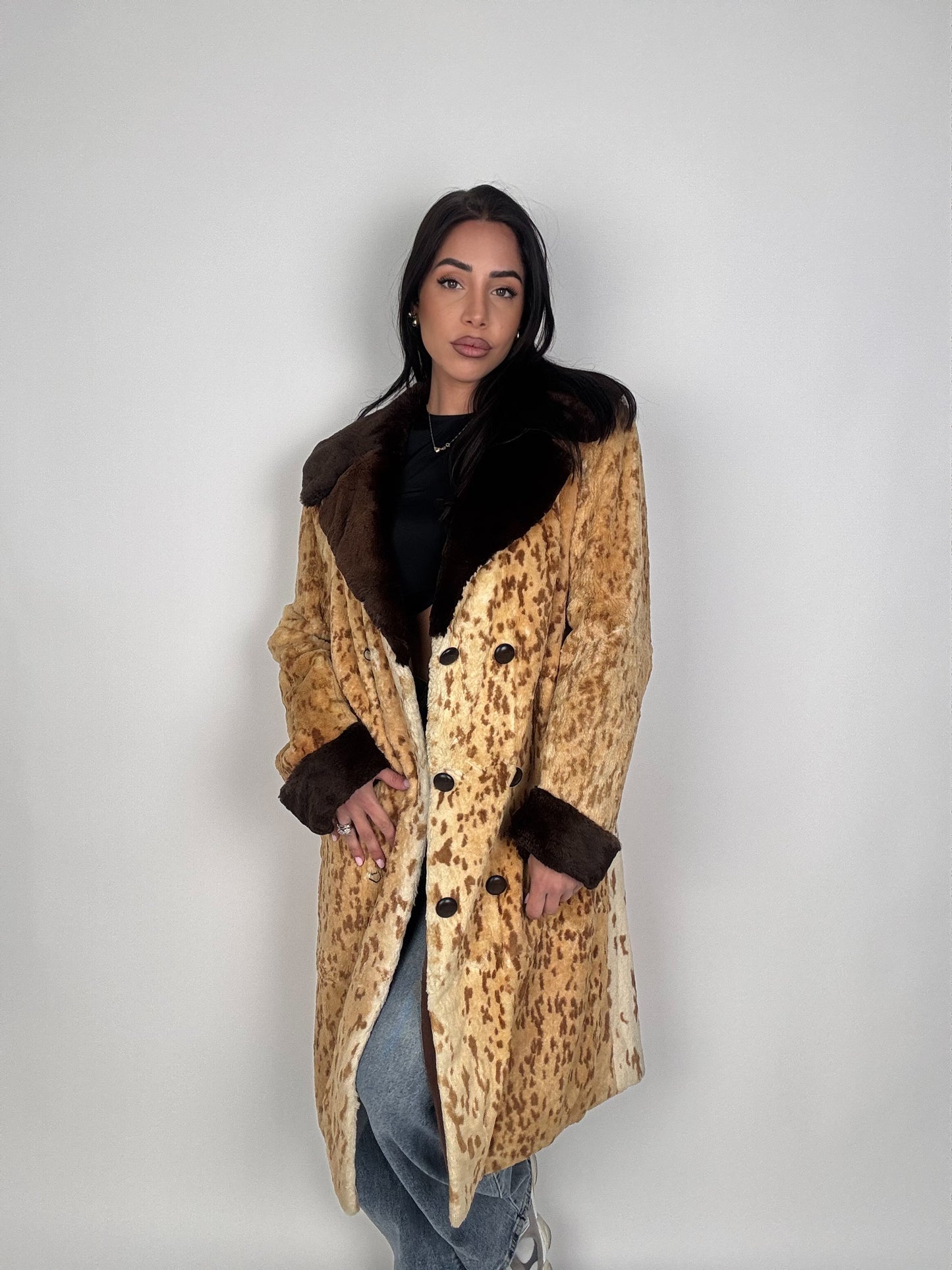 Cappotto in visone rasato N469
