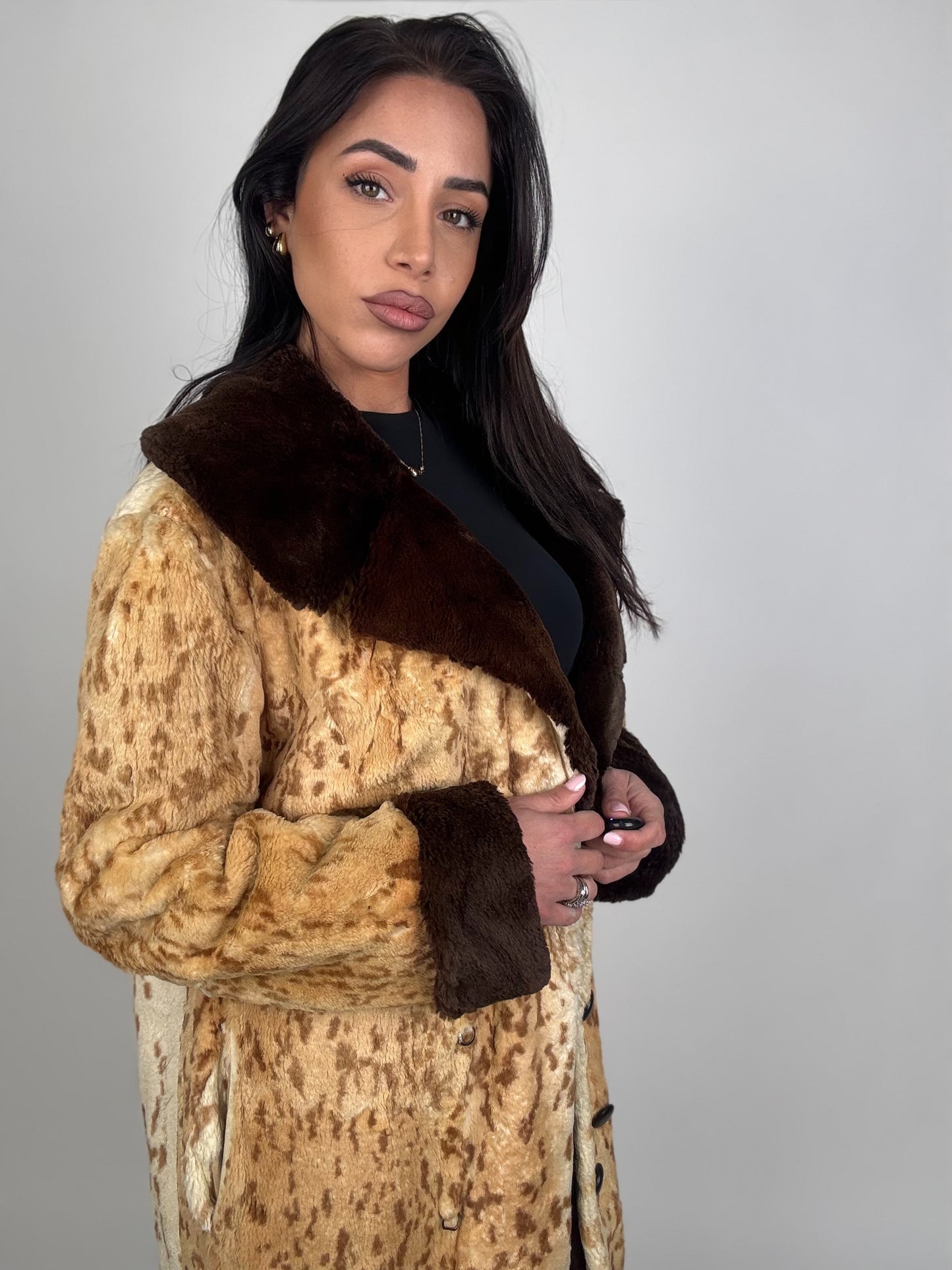 Cappotto in visone rasato N469