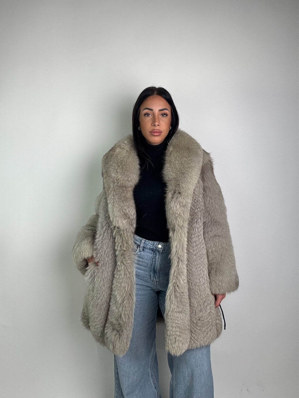 Giacca in volpe della groenlandia N54