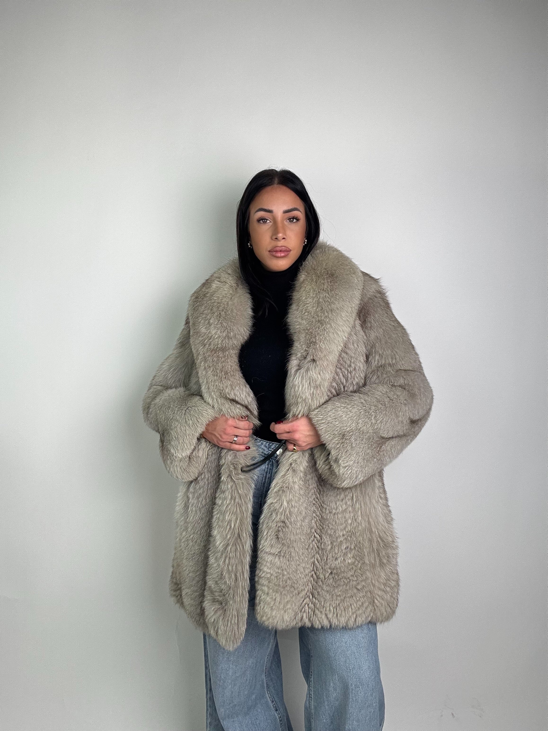 Giacca in volpe della groenlandia N54