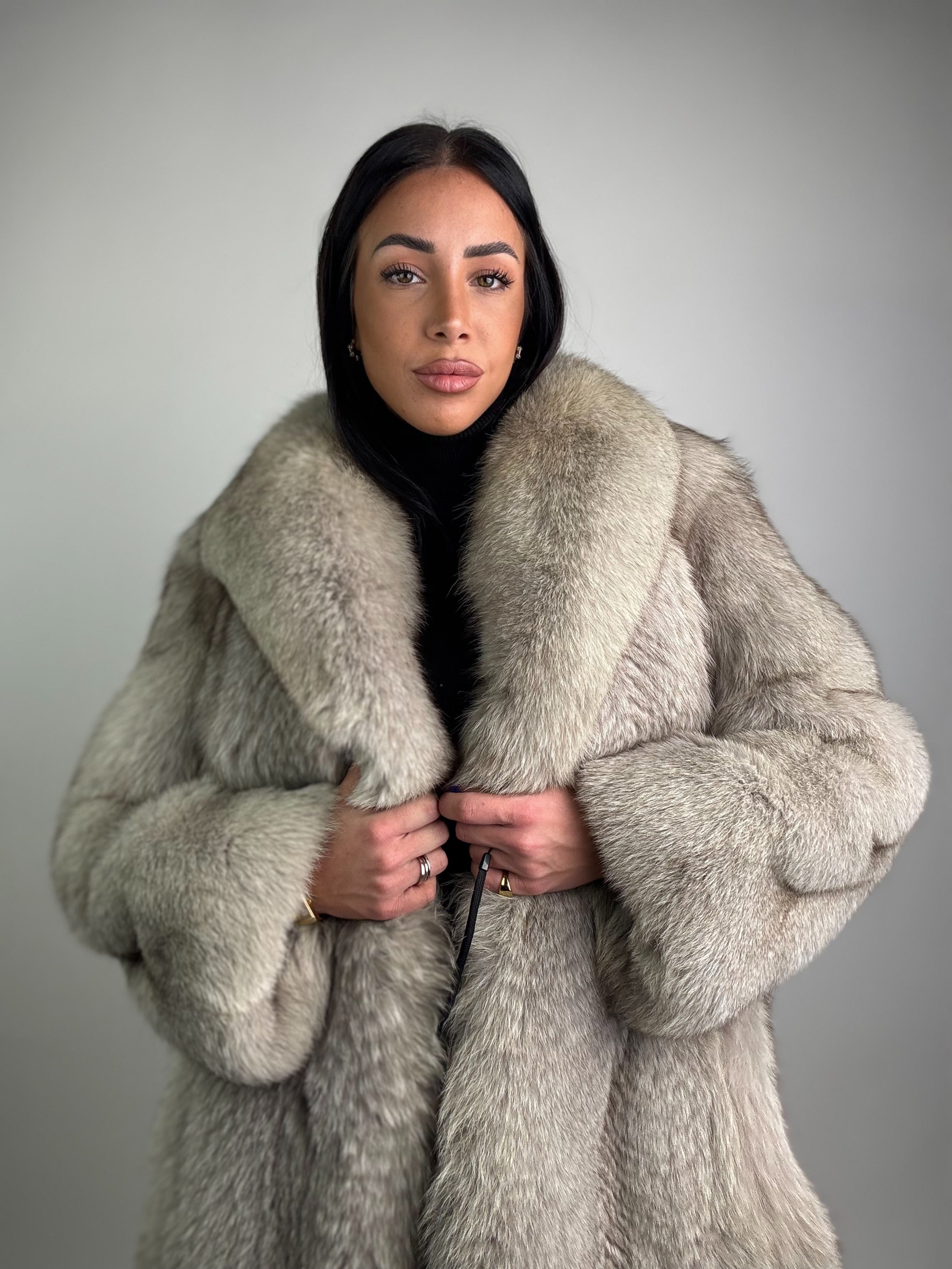 Giacca in volpe della groenlandia N54