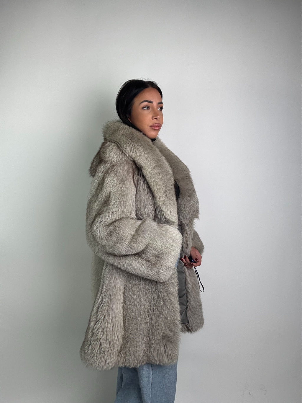 Giacca in volpe della groenlandia N54