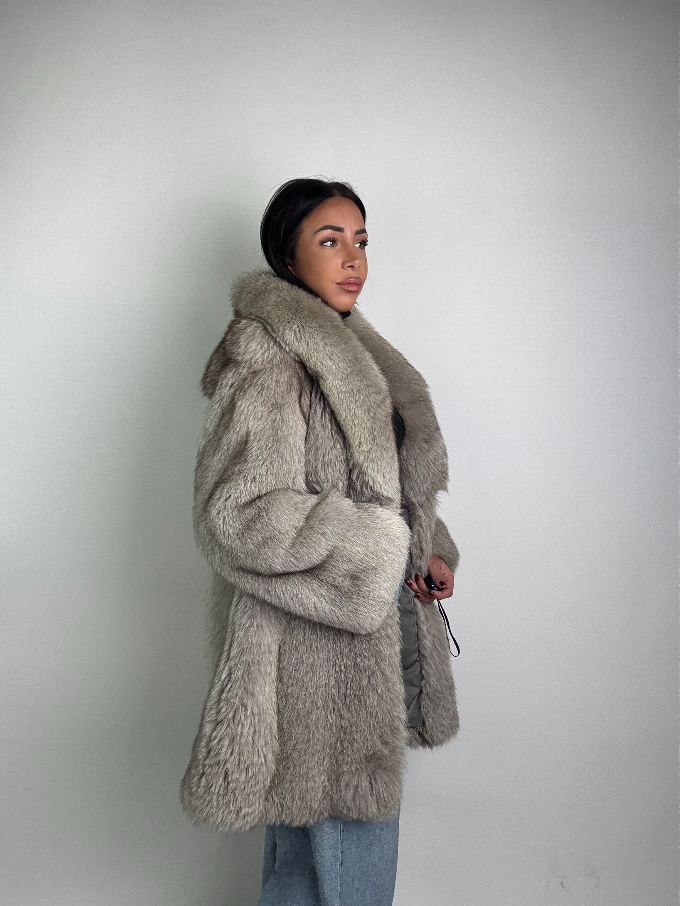 Giacca in volpe della groenlandia N54