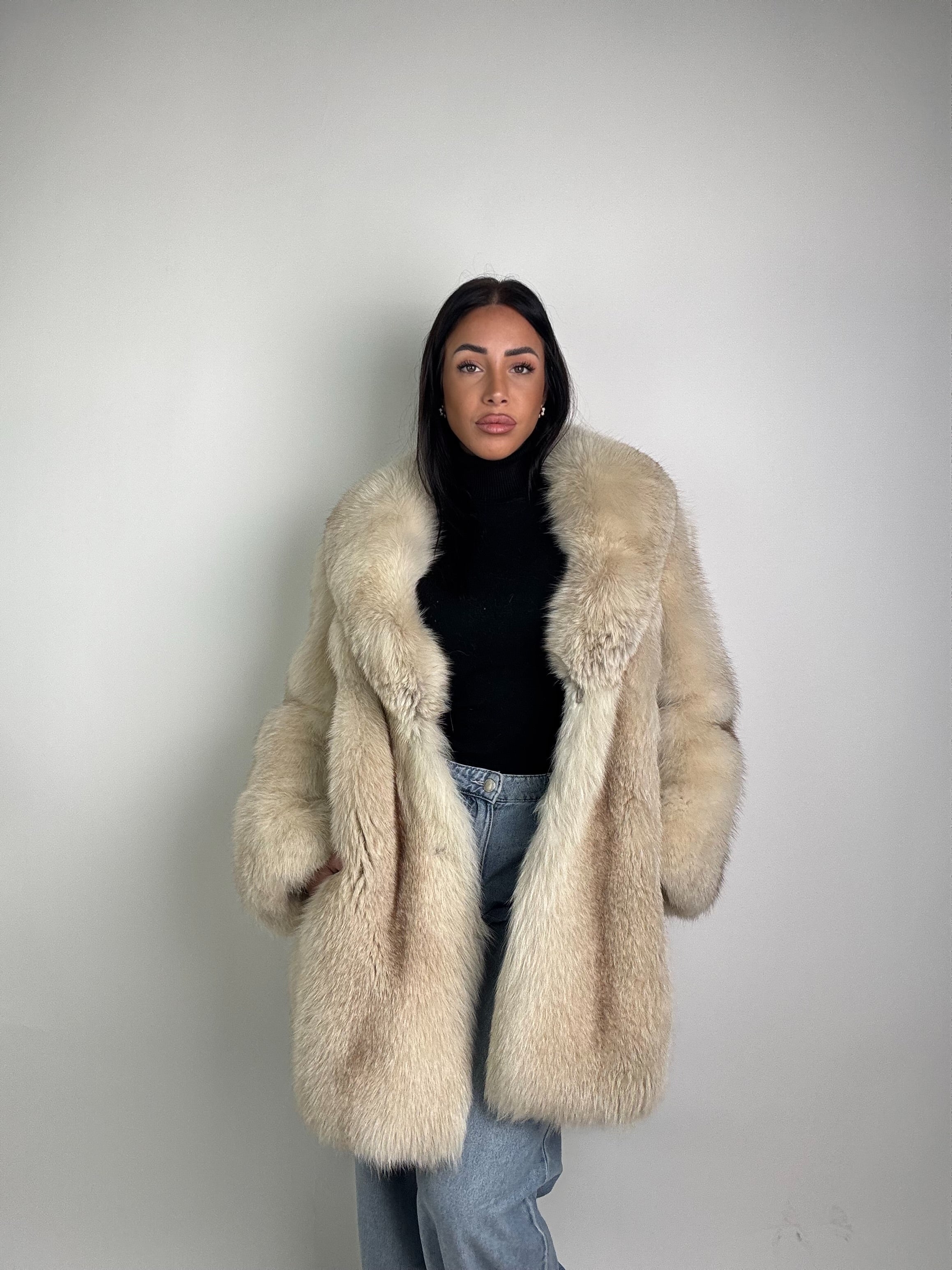 Giacca in volpe della groenlandia N55