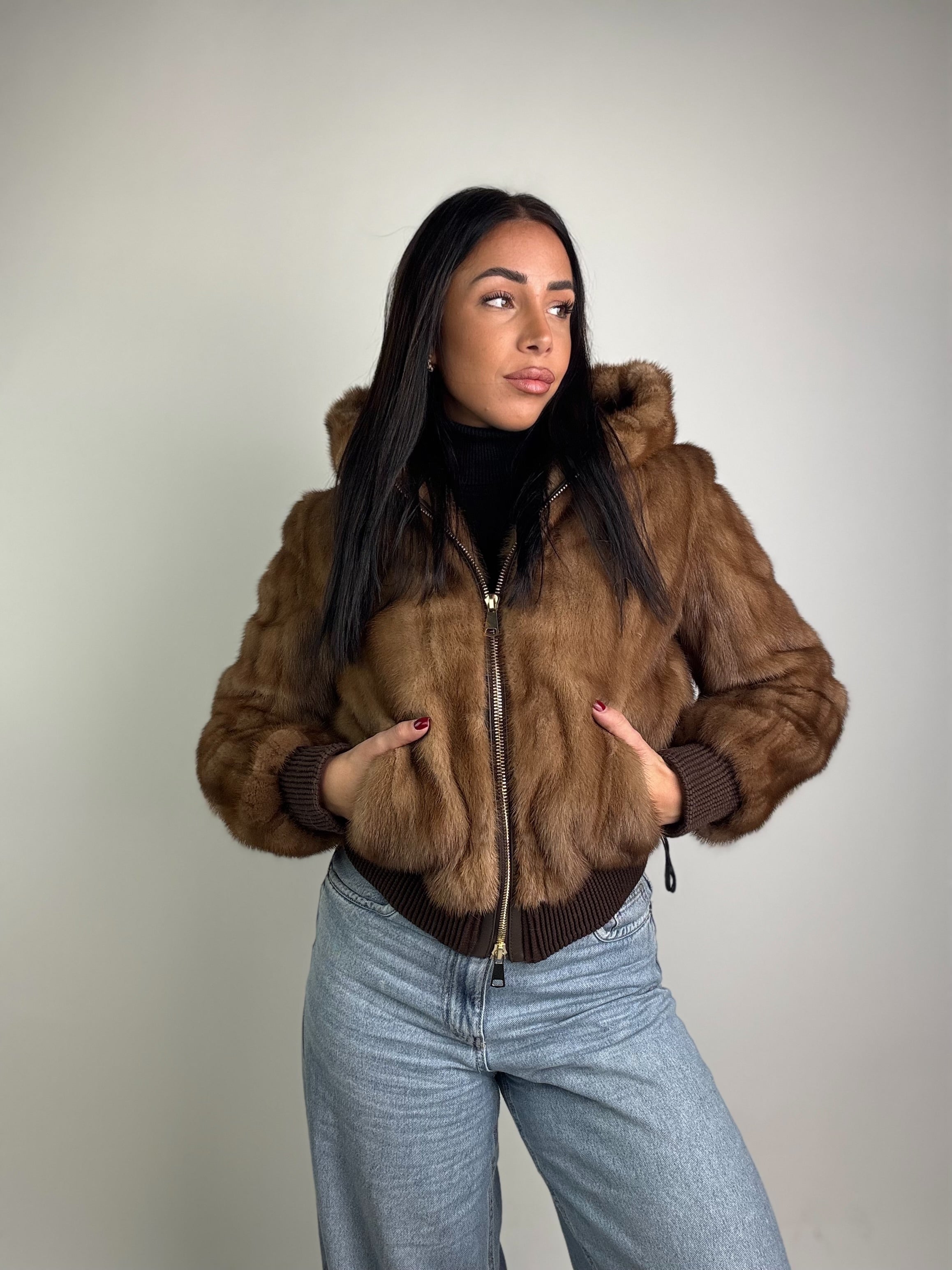 Bomber in visone N55