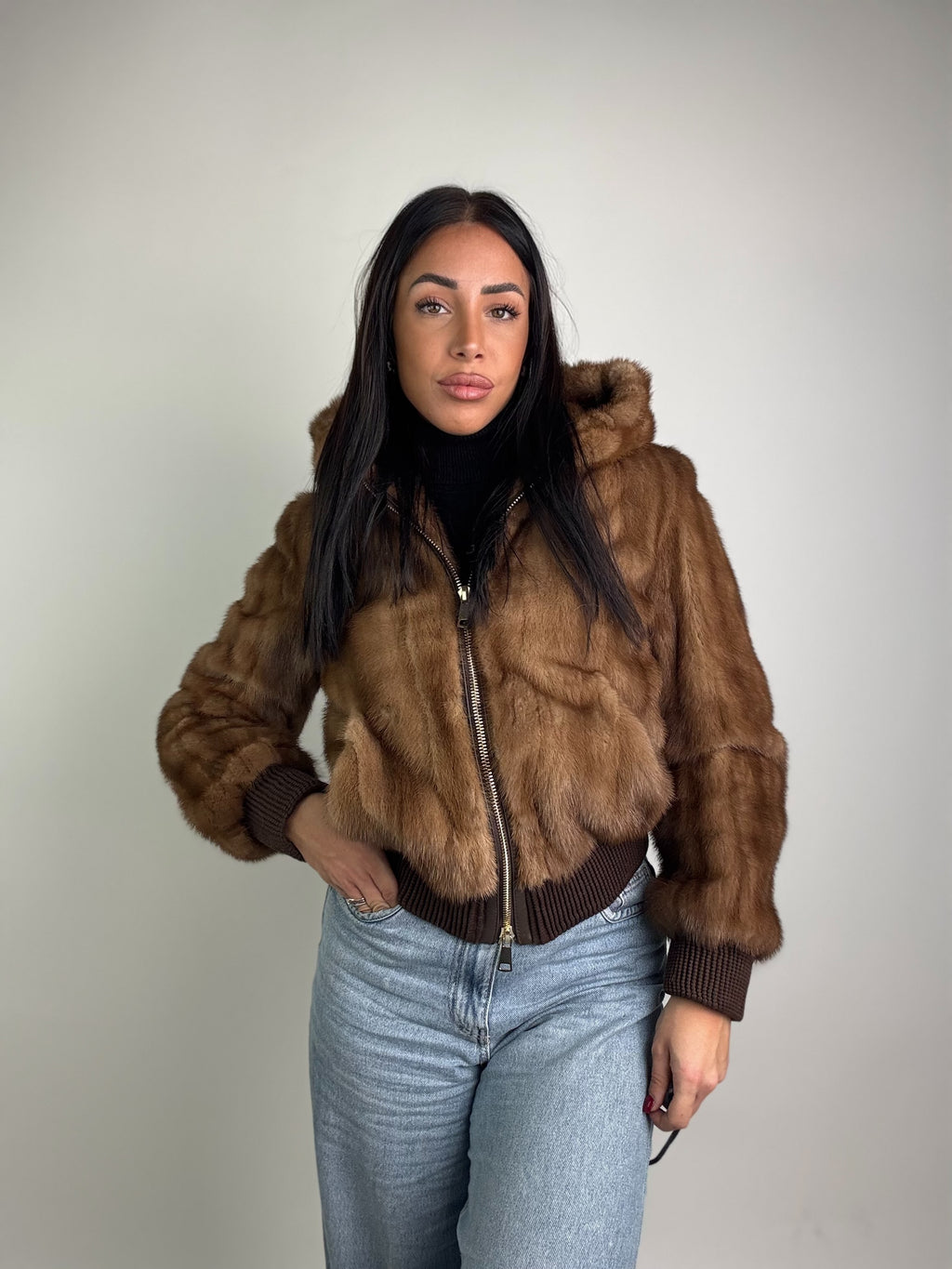 Bomber in visone N55