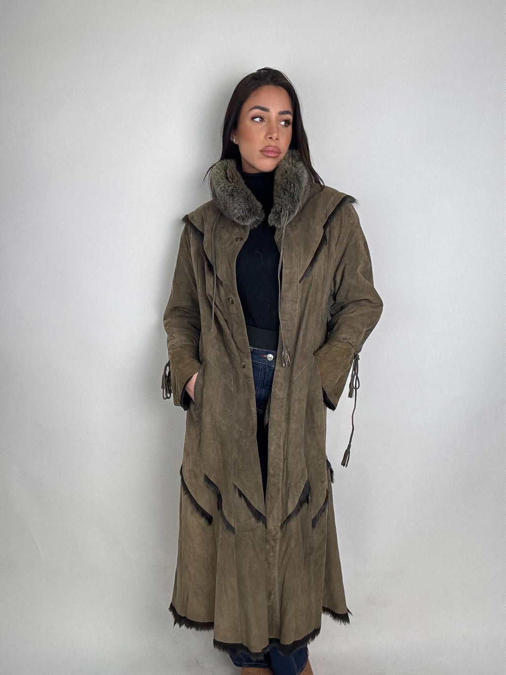 Shearling coat N174
