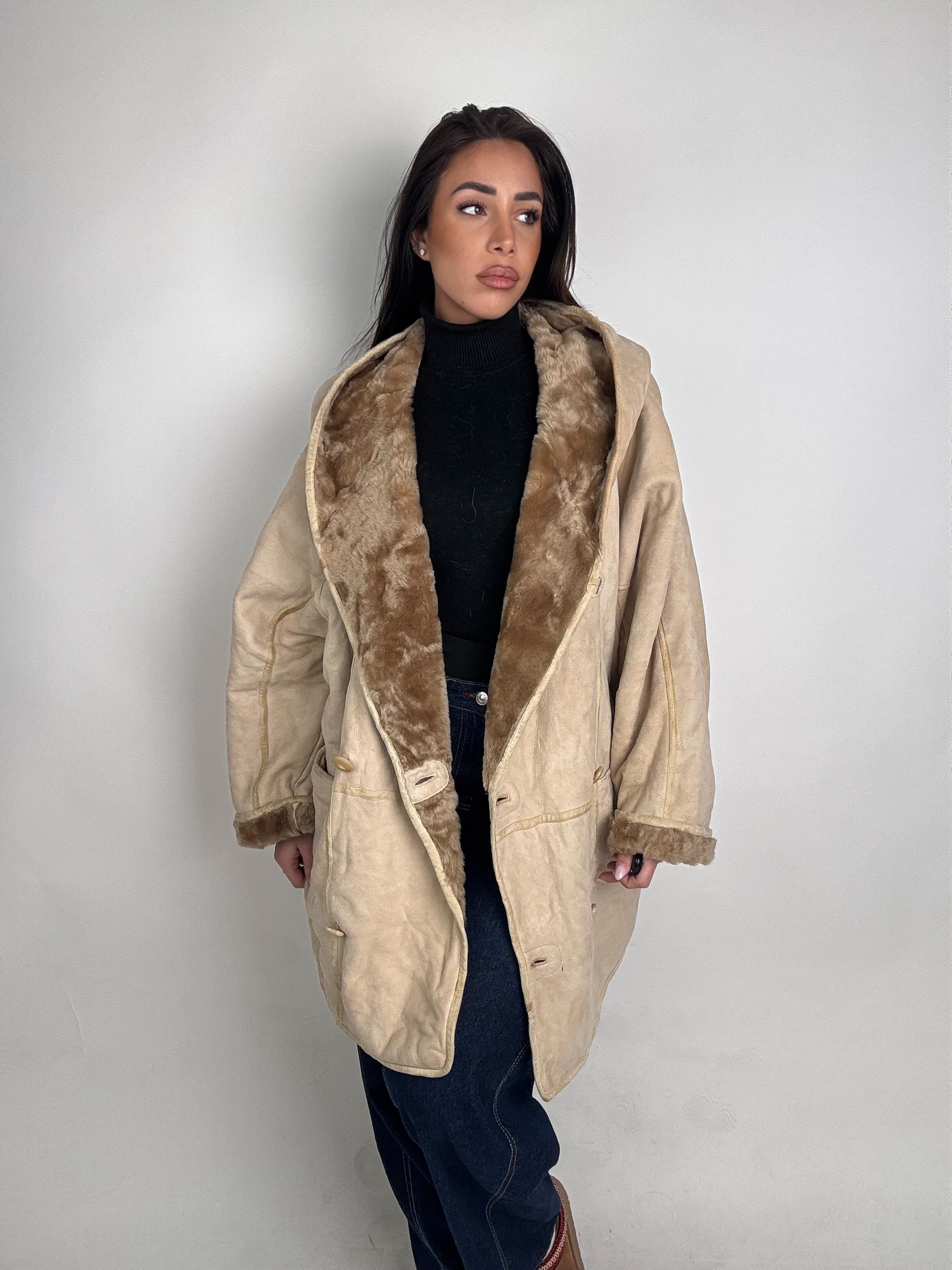Shearling coat N175