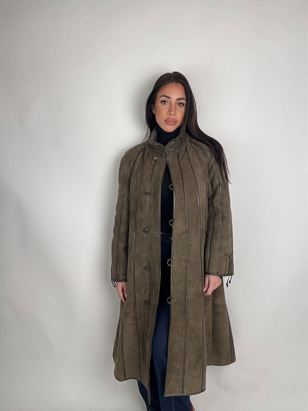 Shearling coat N180