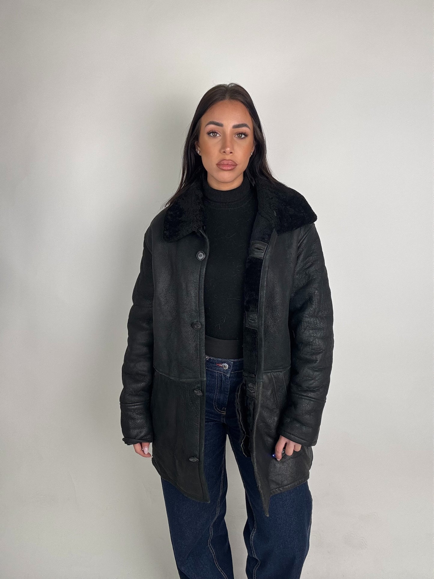 Shearling coat N182