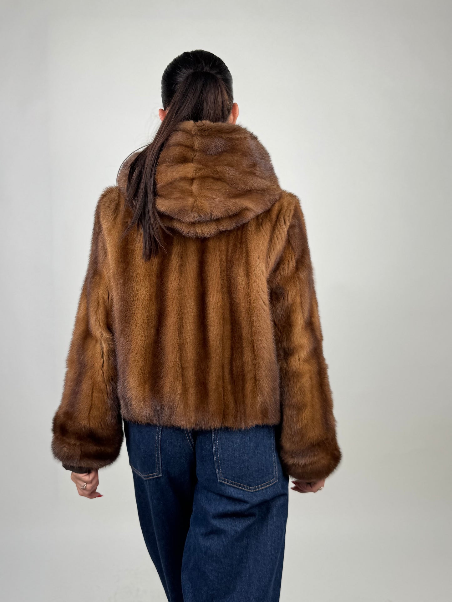 Mink Bomber Jacket