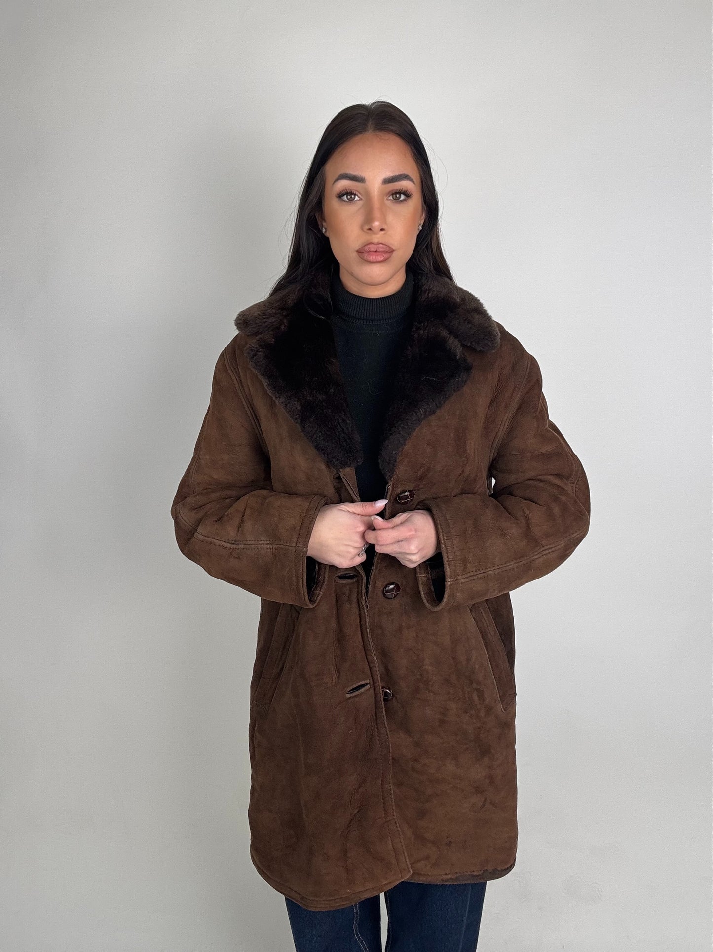 Shearling coat N184