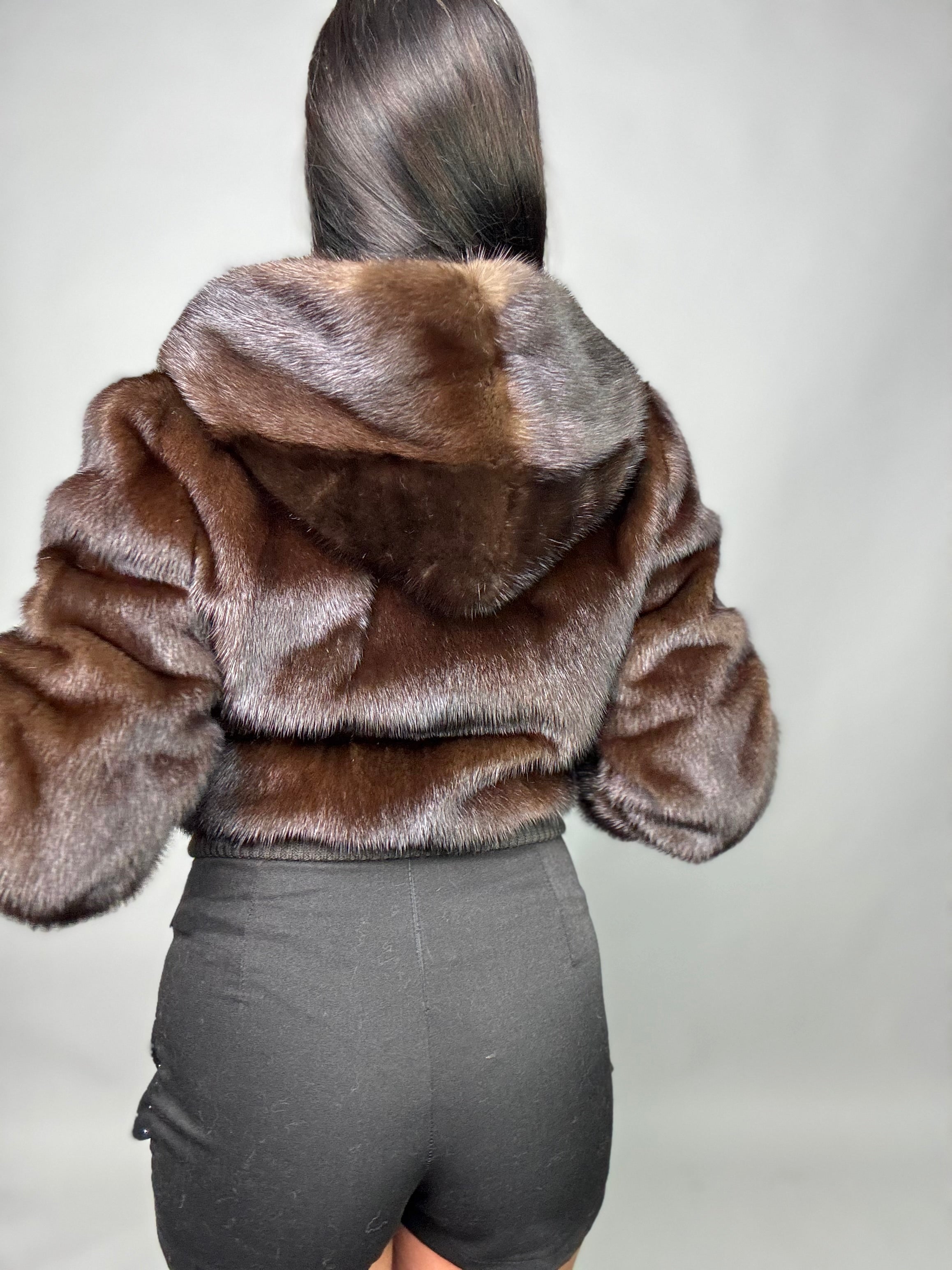 Bomber in visone