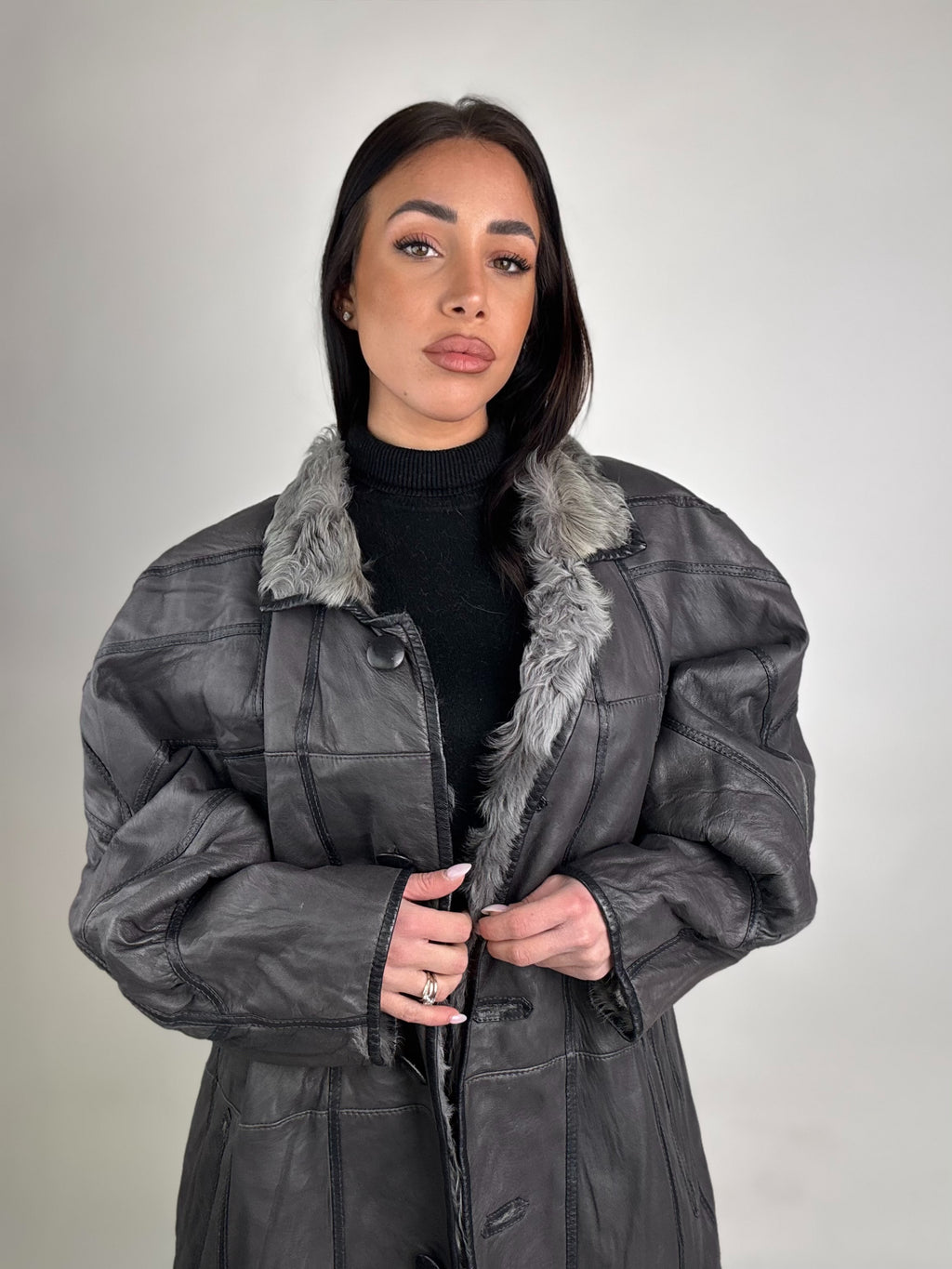 Shearling coat N186