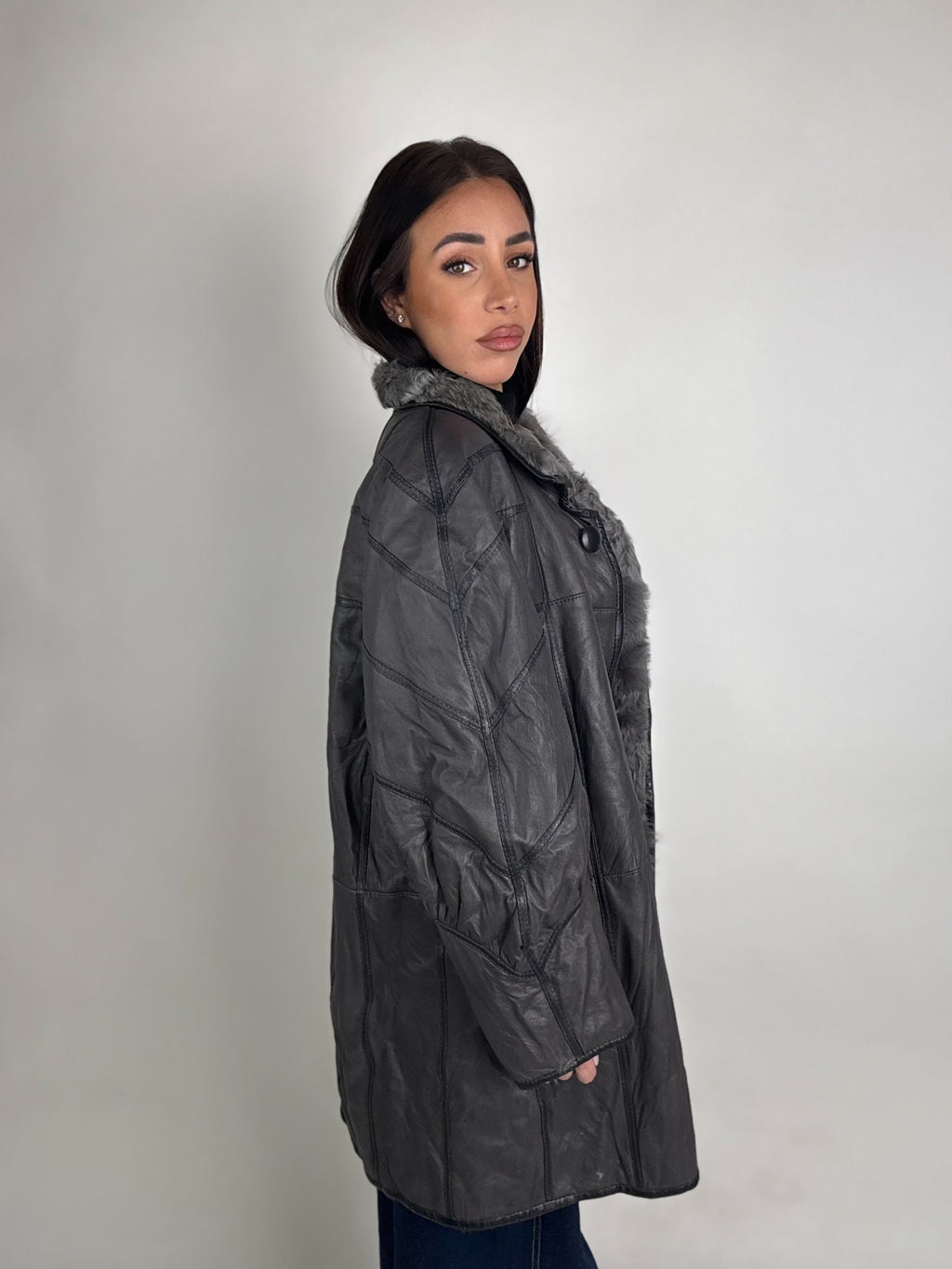 Shearling coat N186
