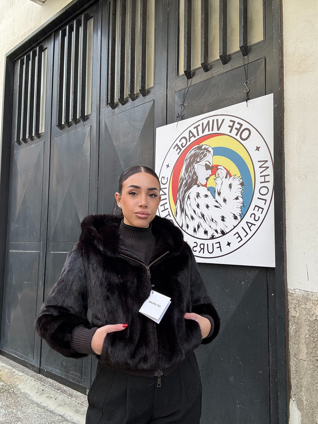 Mink Bomber Jacket