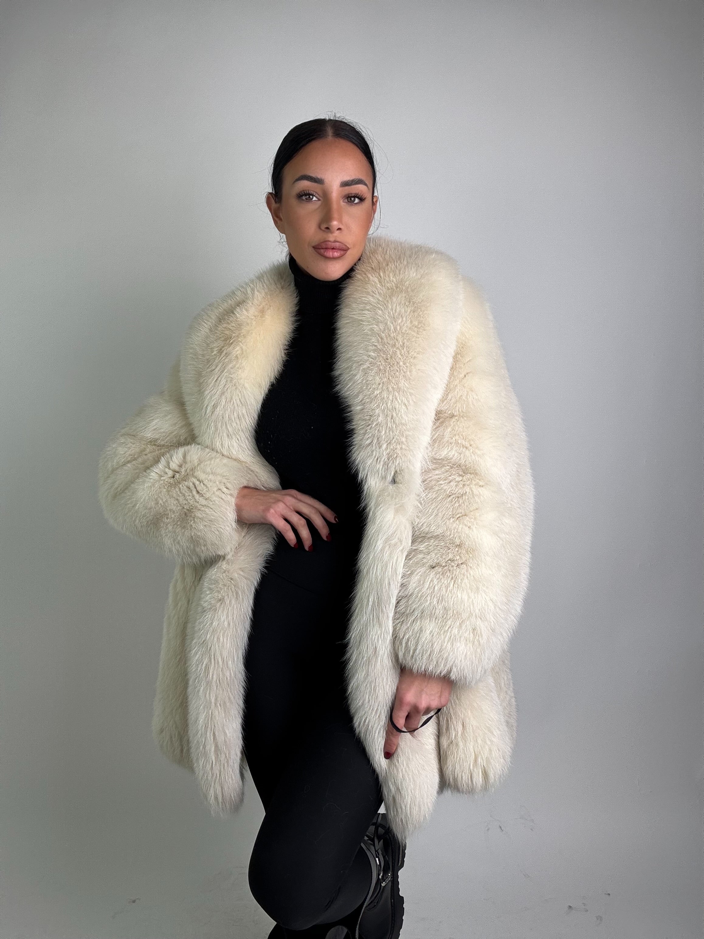 Giacca in volpe della groenlandia N57