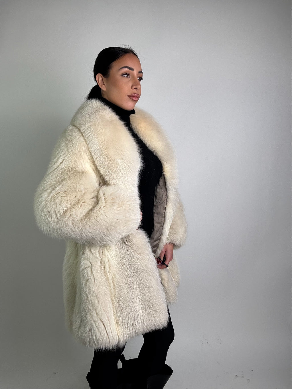 Giacca in volpe della groenlandia N57