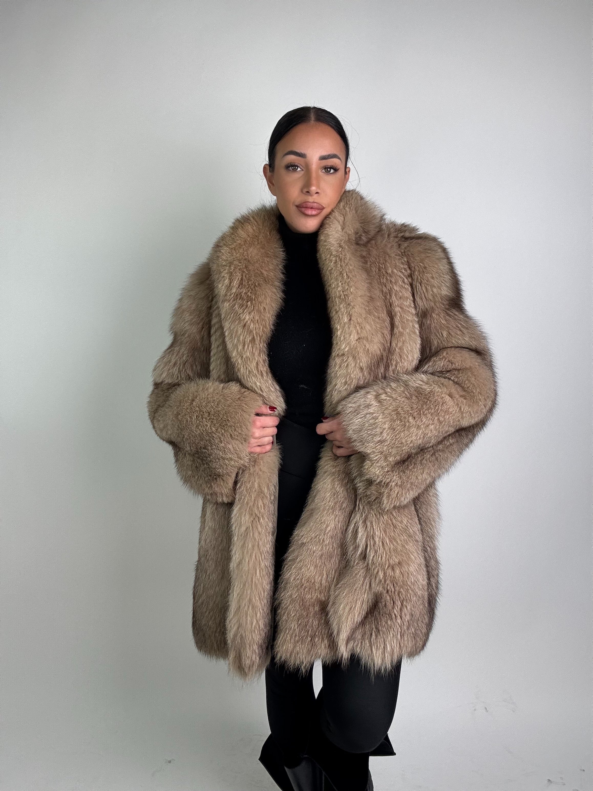 Giacca in volpe della groenlandia N59