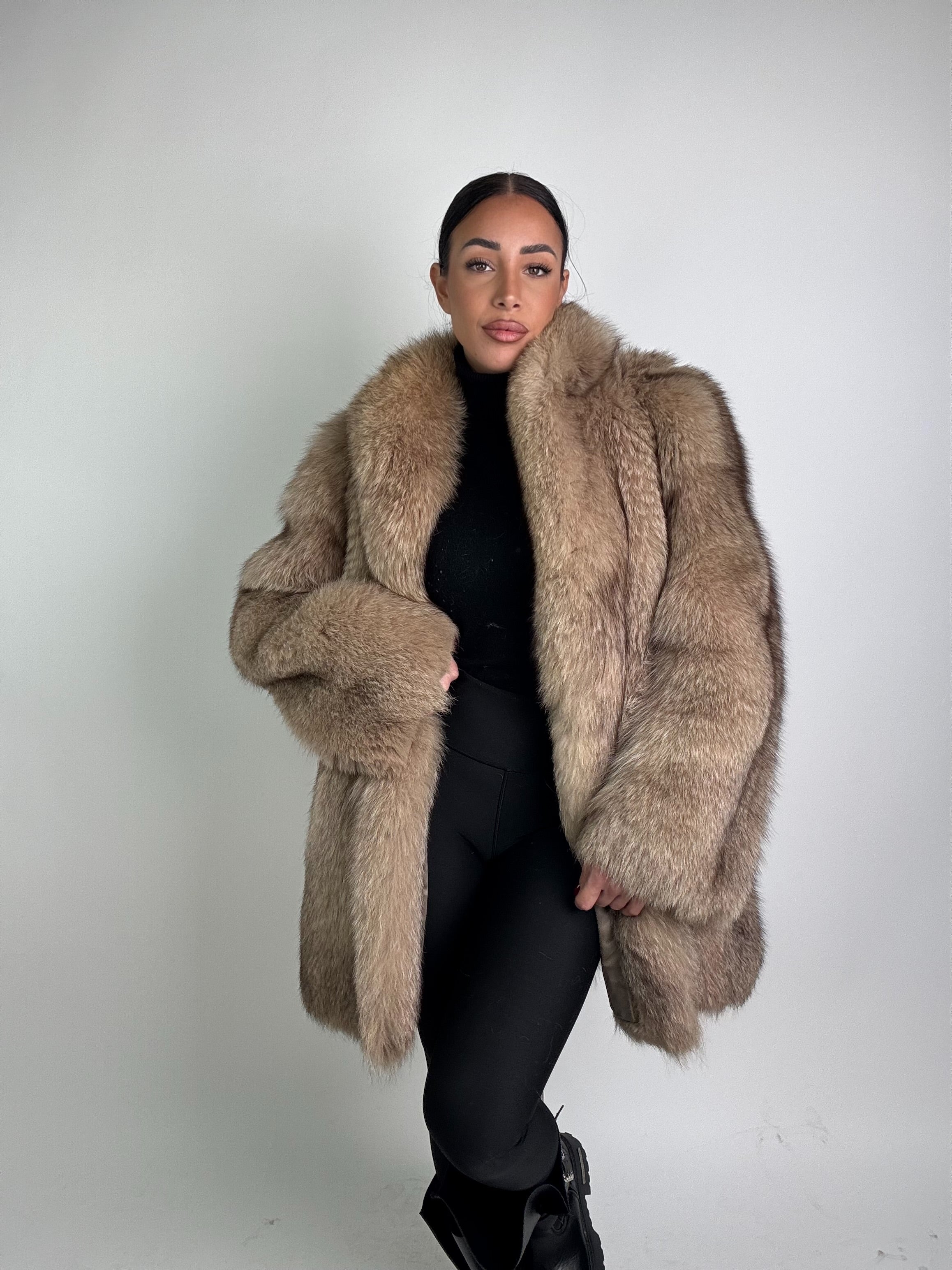 Giacca in volpe della groenlandia N59