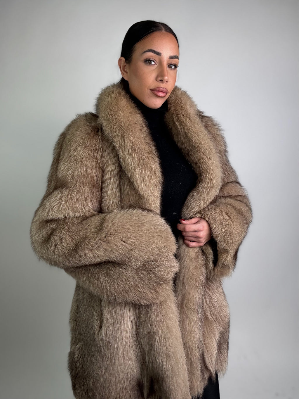 Giacca in volpe della groenlandia N59