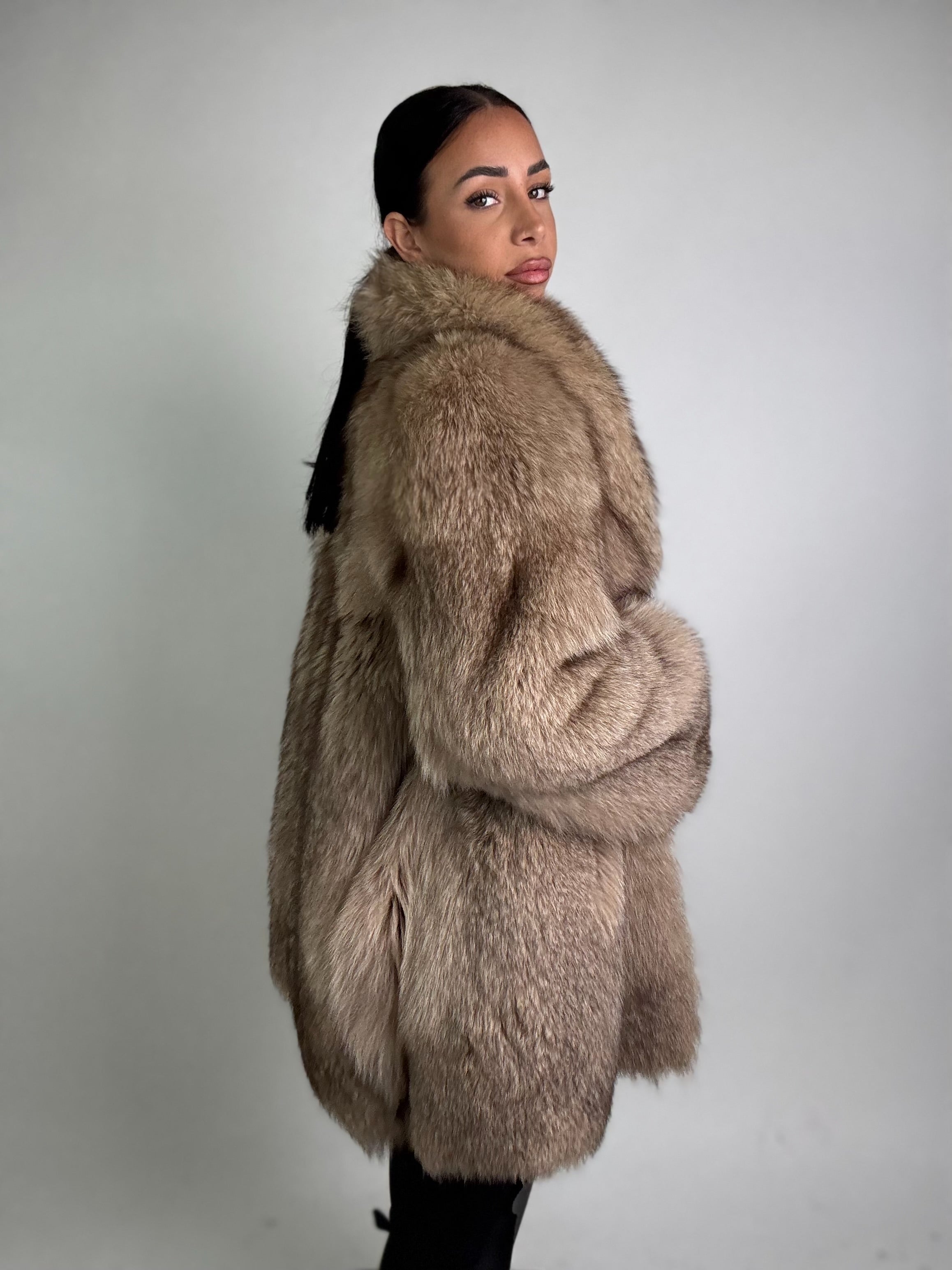 Giacca in volpe della groenlandia N59