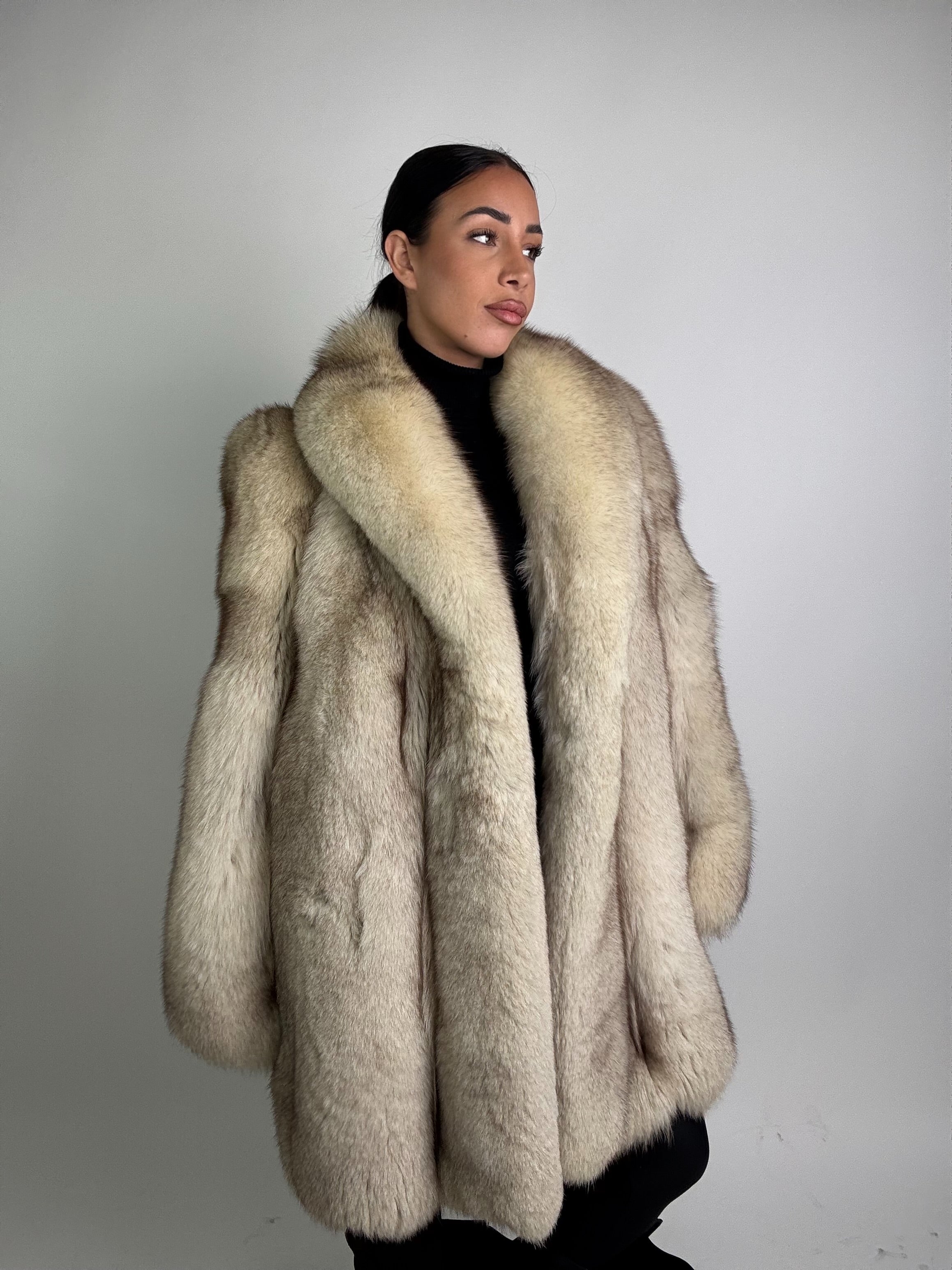 Giacca in volpe della groenlandia N60