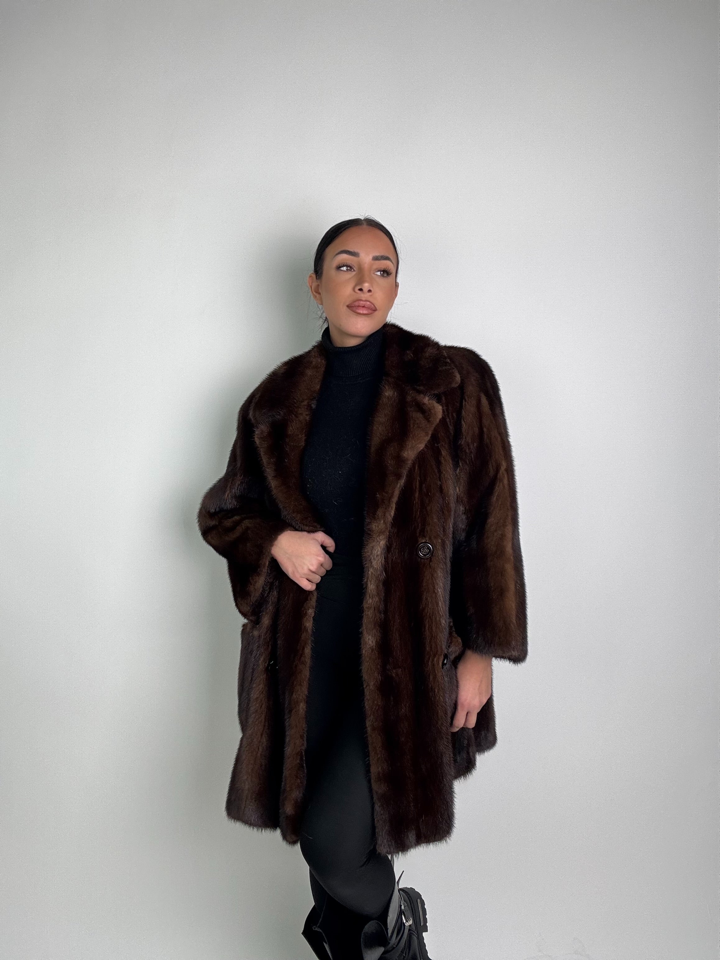 Cappotto in visone N400