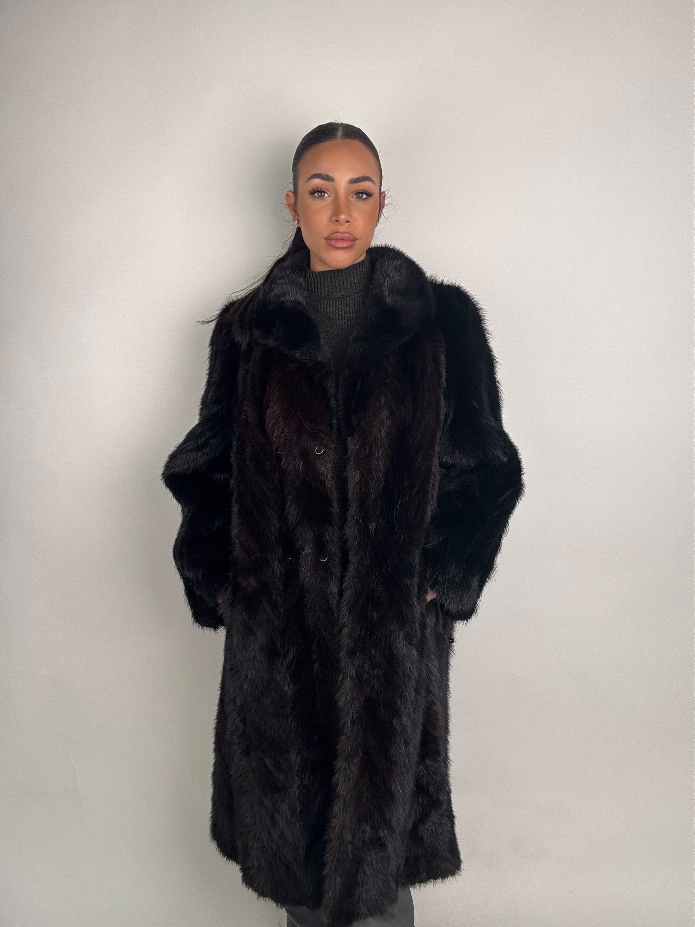 Cappotto in visone N466