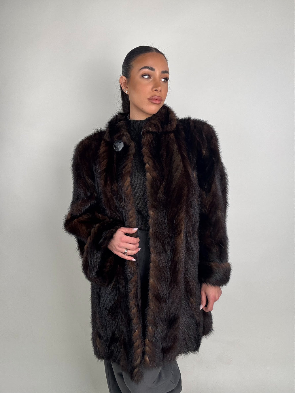 Cappotto in visone N467